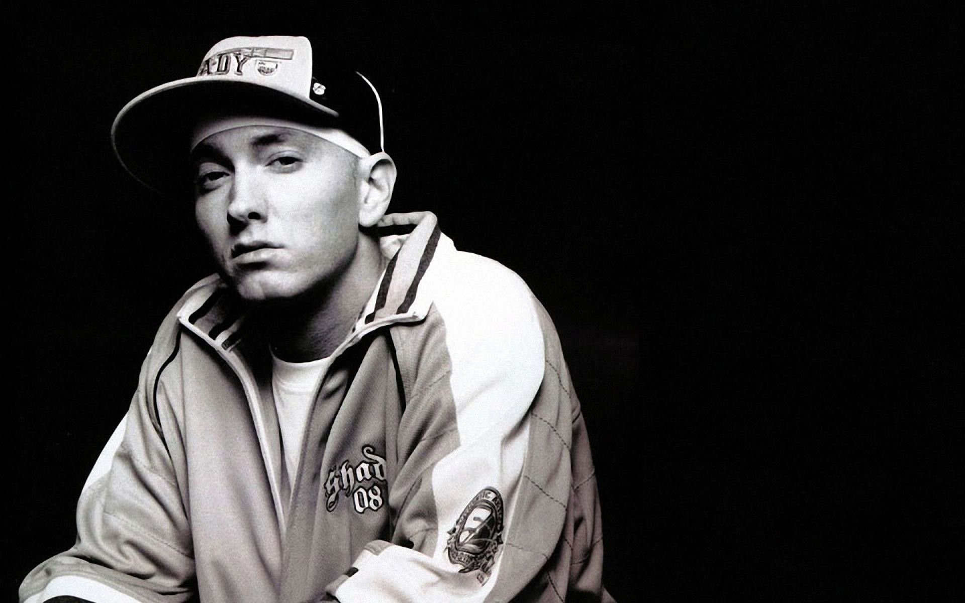Eminem ritratto bianco e nero, 1920x1200 Full HD+, Dell XPS
