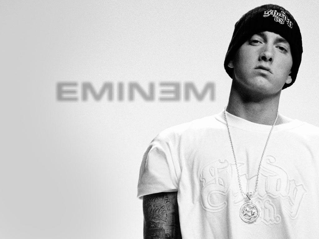 Eminem ritratto bianco e nero, 1024x768 HD, Laptop