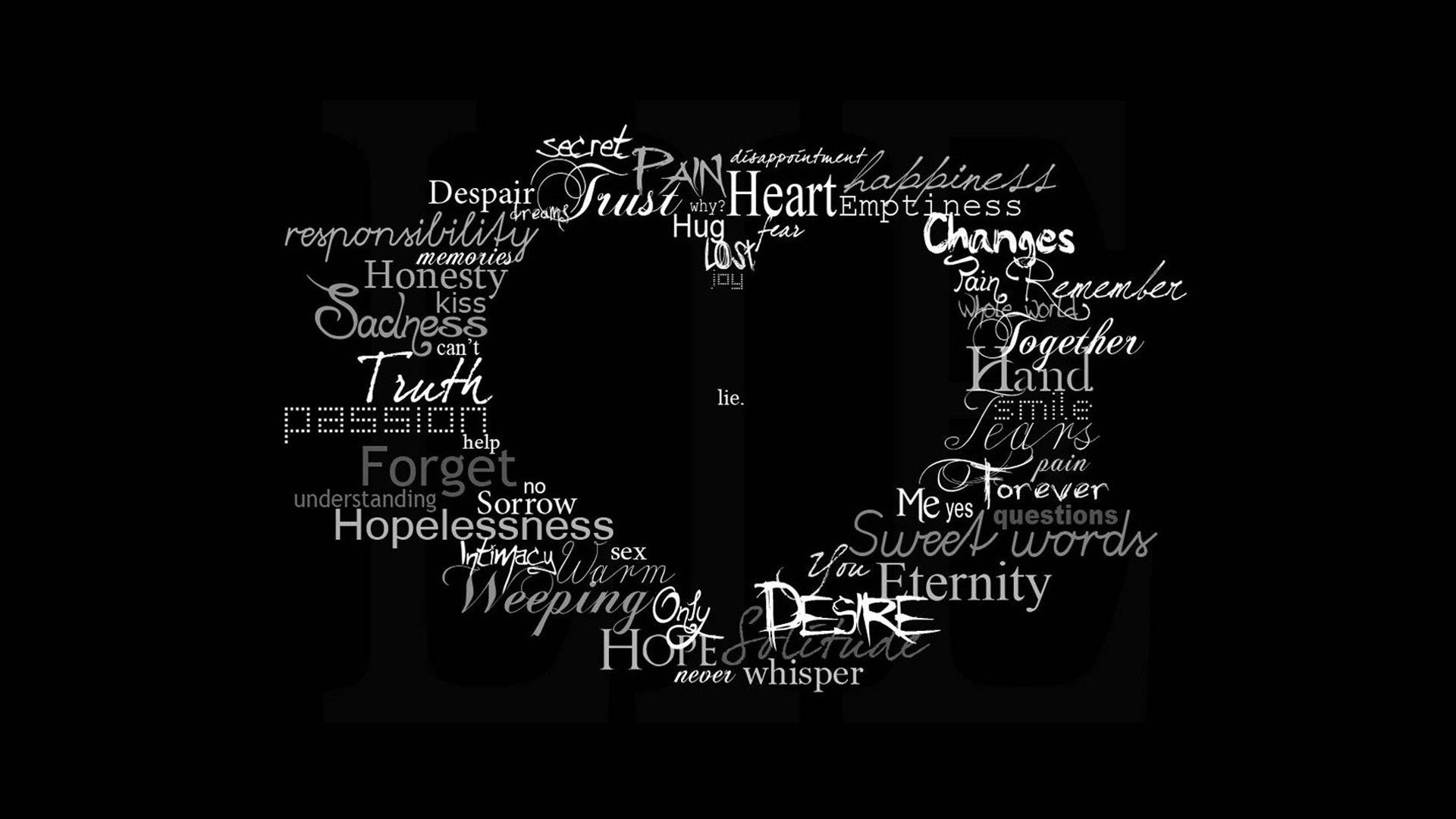 Cuore fatto di parole, 1920x1080 Full HD, PC Desktop