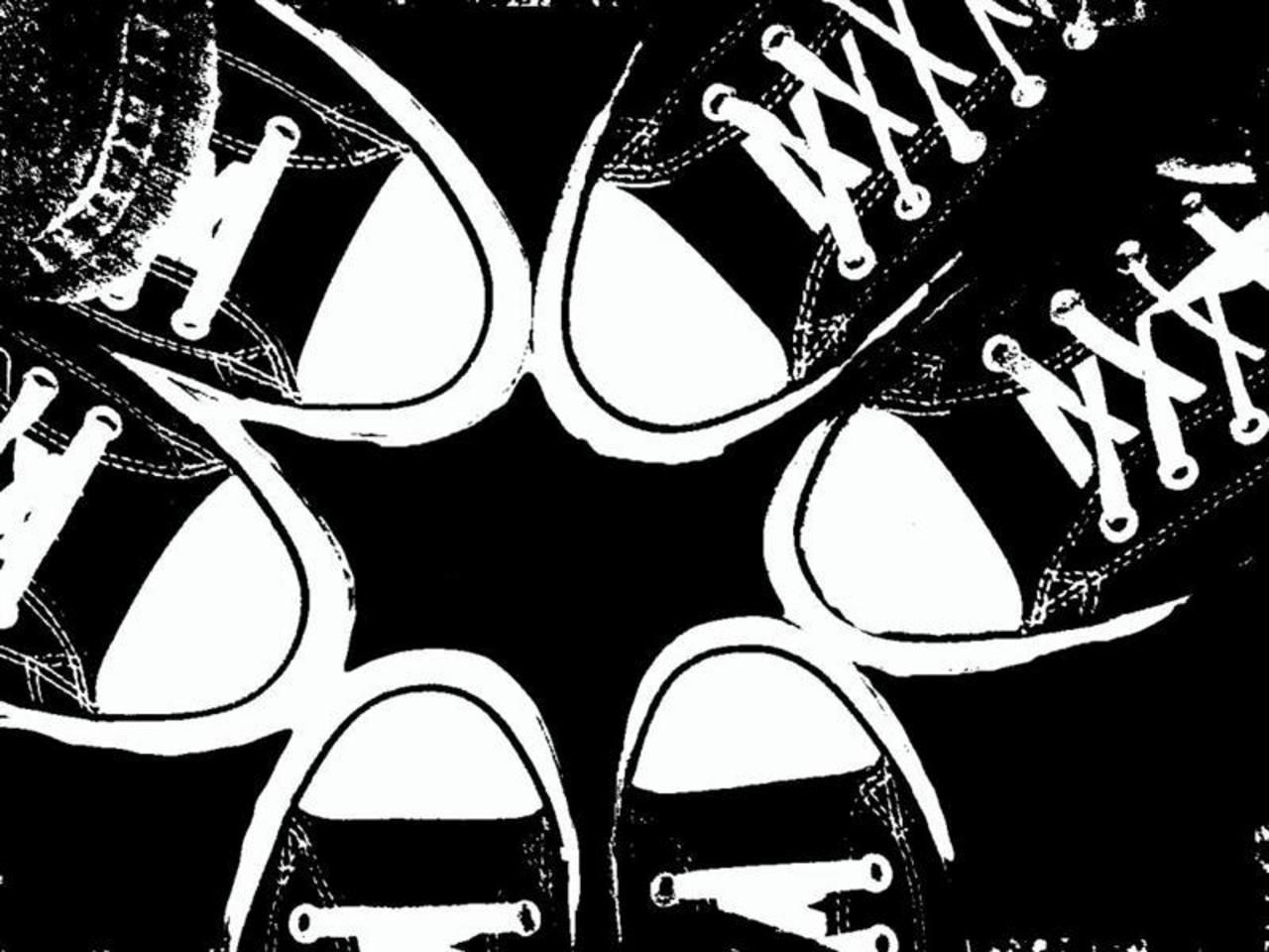 Scarpe Converse bianco e nero, 1280x960 HD, Desktop