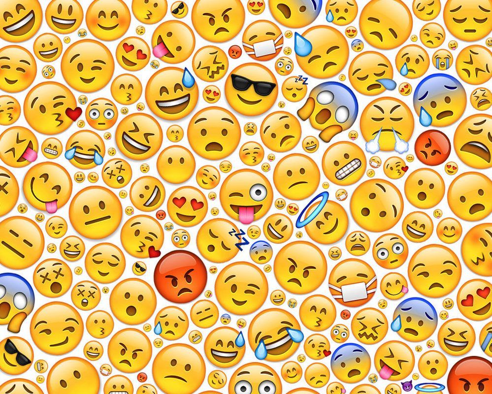 Collage faccine emoji gialle, 999x799 HD, PC
