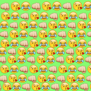 Pattern emoji faccine gialle, 300x300 HD, Desktop