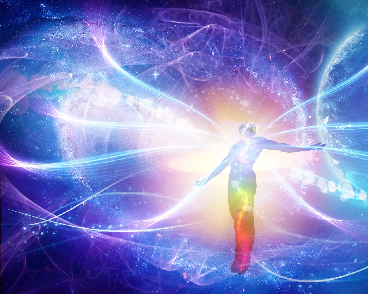 Figura umana energia cosmica, 1280x1024 HD, Desktop