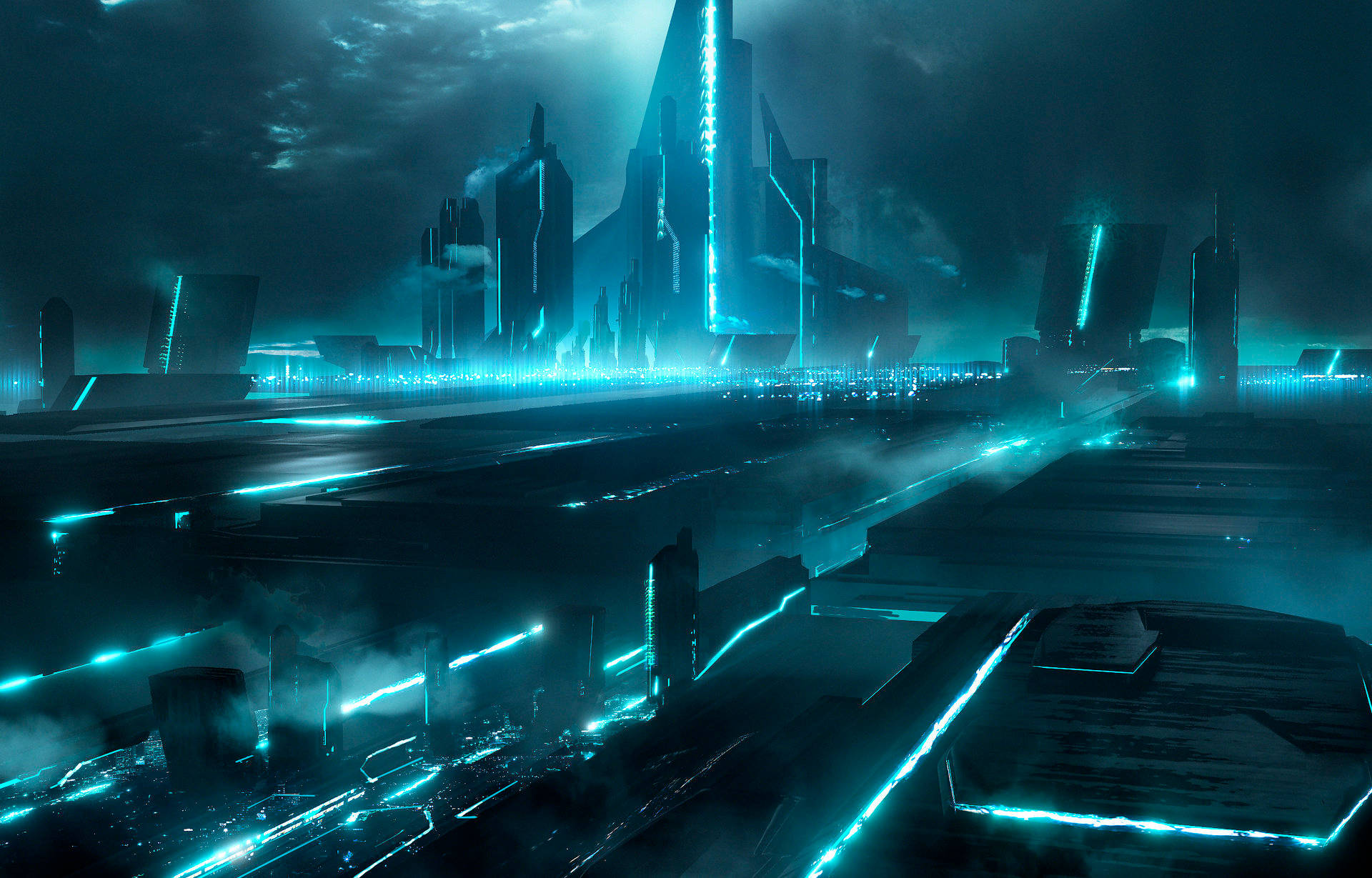 città futuristica energia blu, 1920x1229 WUXGA, PC