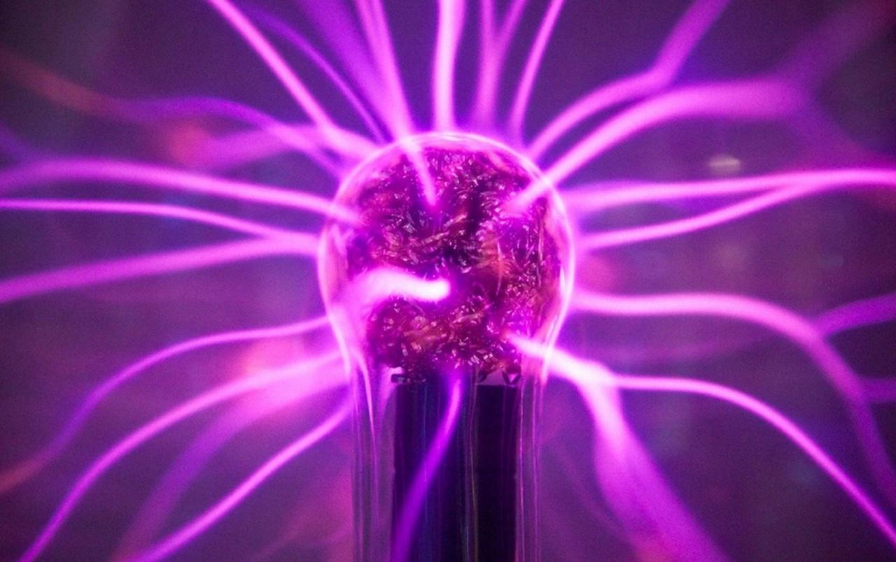 sfera plasma viola energia, 1280x804 720p, PC