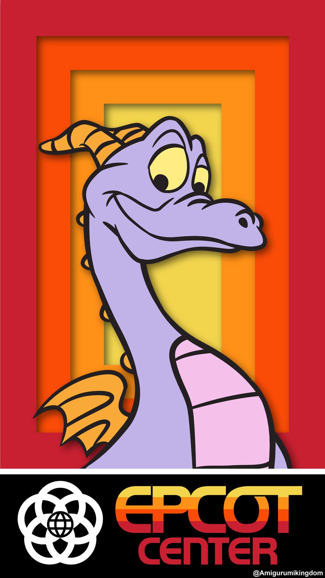 Figment drago viola Epcot, 1080x1920 Verticale, Telefono