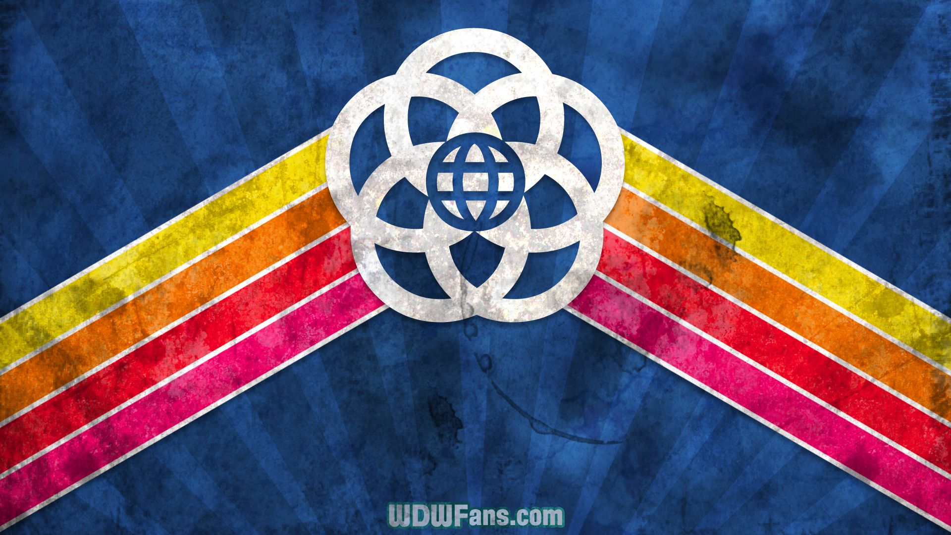 Epcot logo retro strisce arcobaleno, 1920x1080 1080p, Laptop