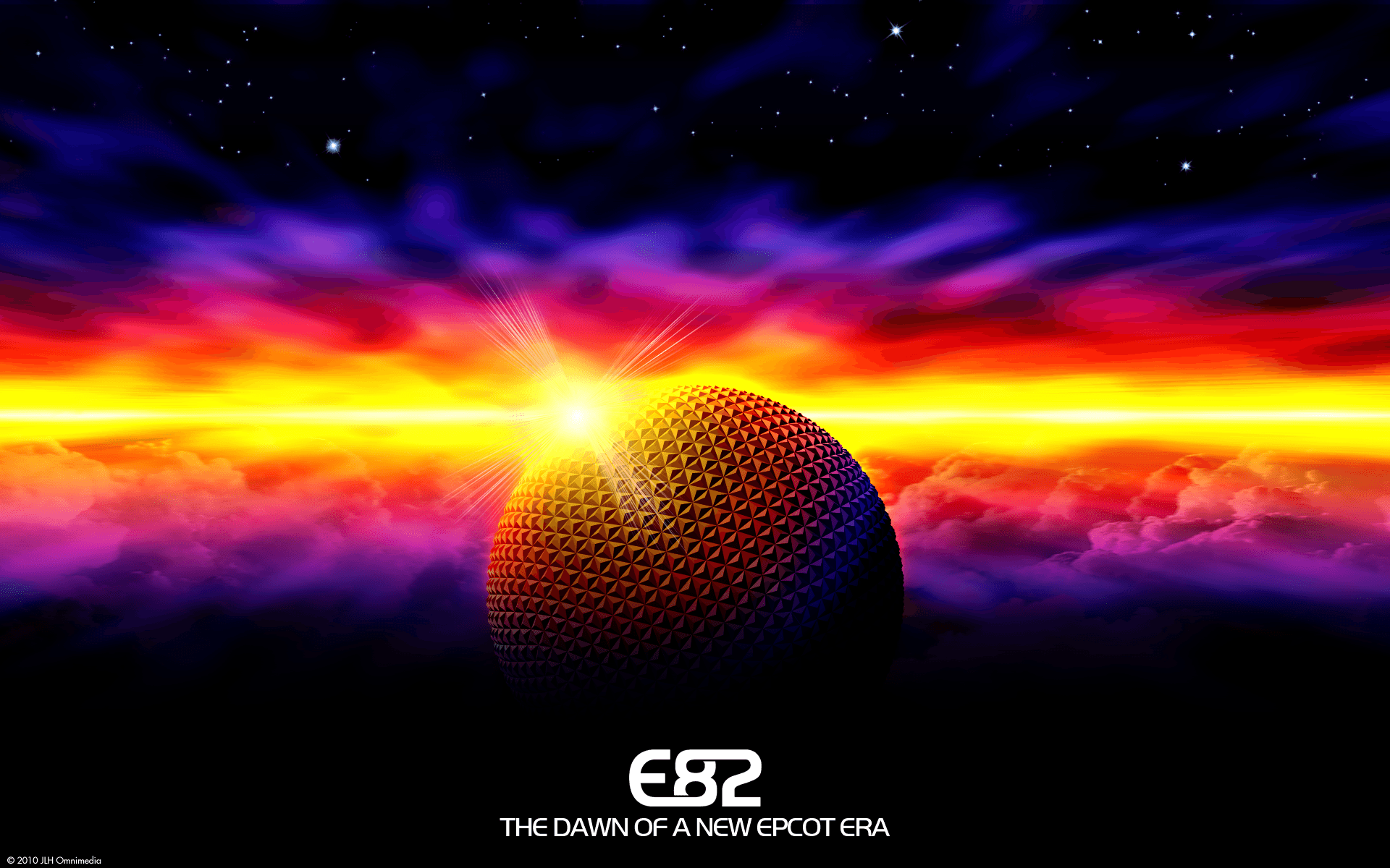 Epcot sfera geodetica tramonto, 1920x1200 WUXGA, PC Desktop