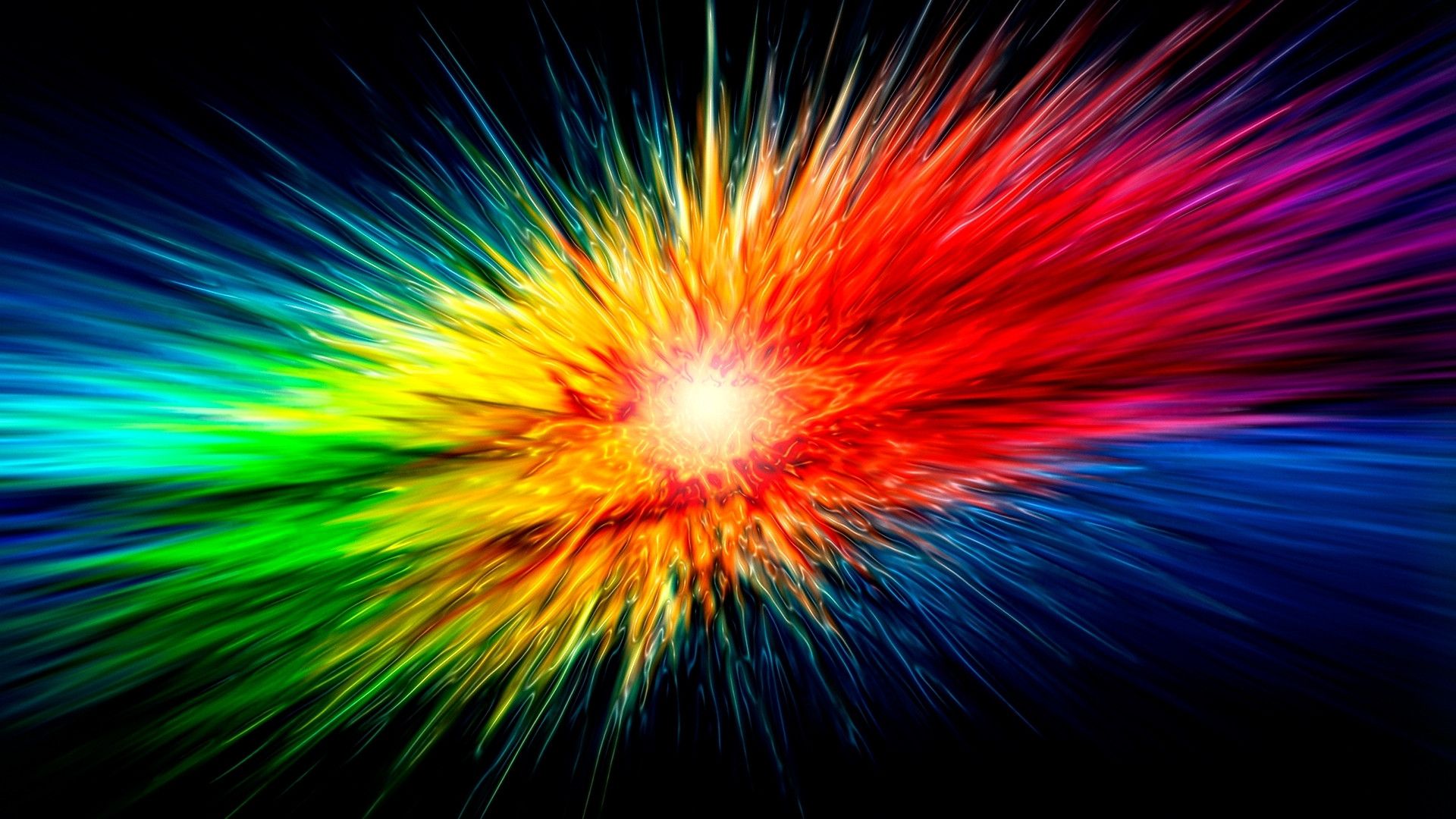 Esplosione di luce arcobaleno, 1920x1080 1080p, PC
