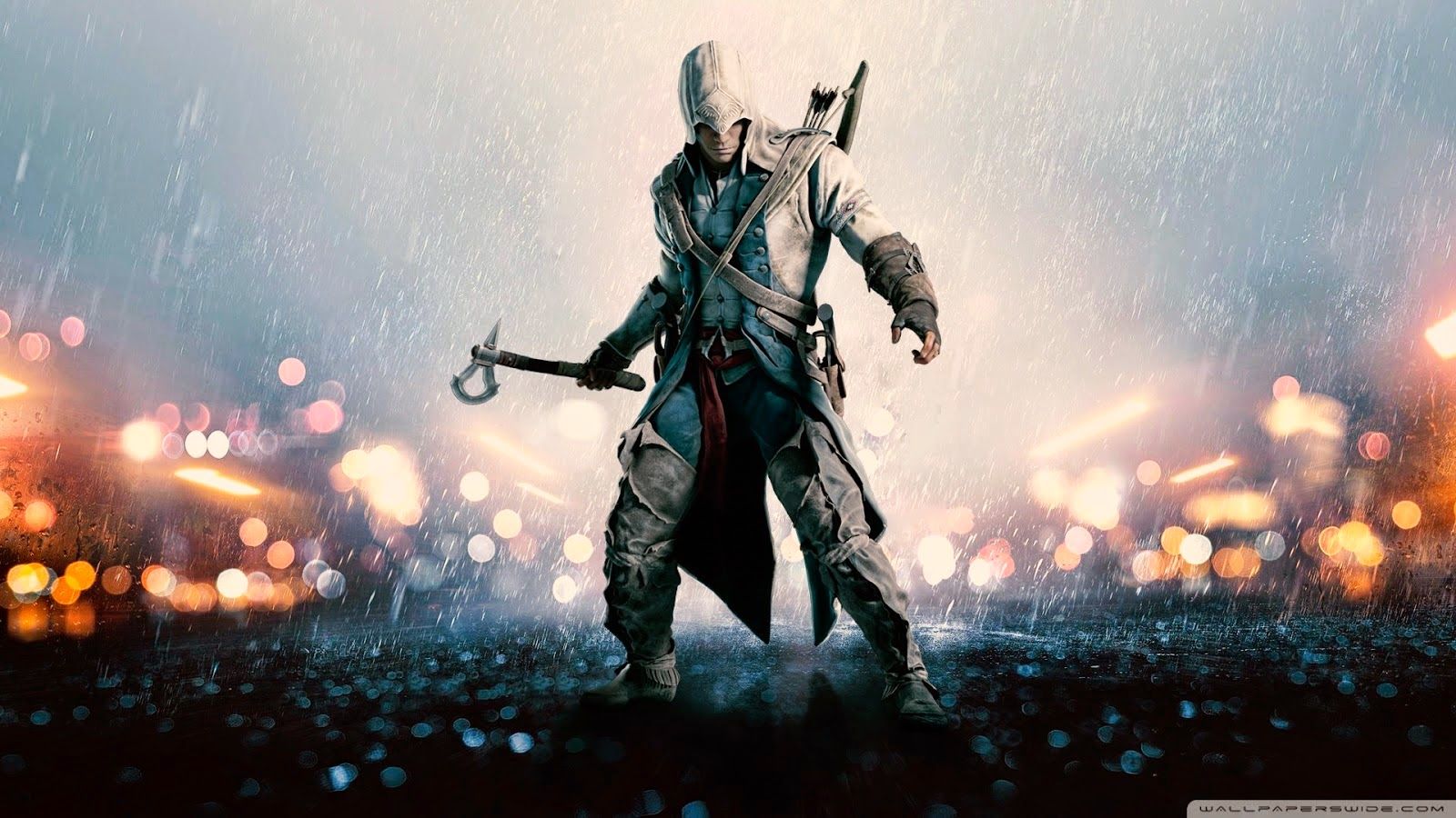 Assassin's Creed III Connor guerriero, Ubisoft, 1600x900 HD Ready, PC