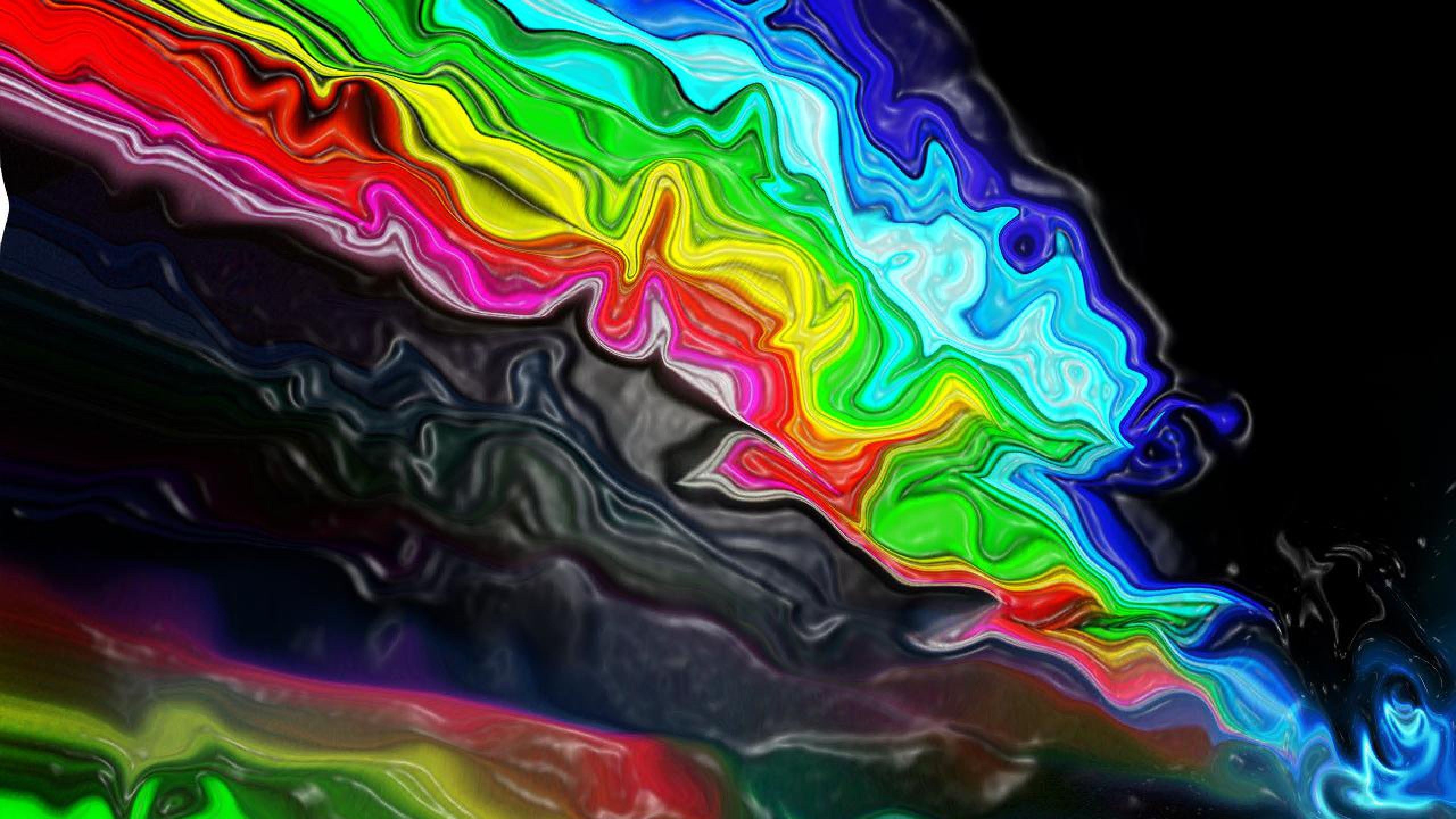 Motivo fiamme verdi astratte, 1177x720 HD, Laptop
