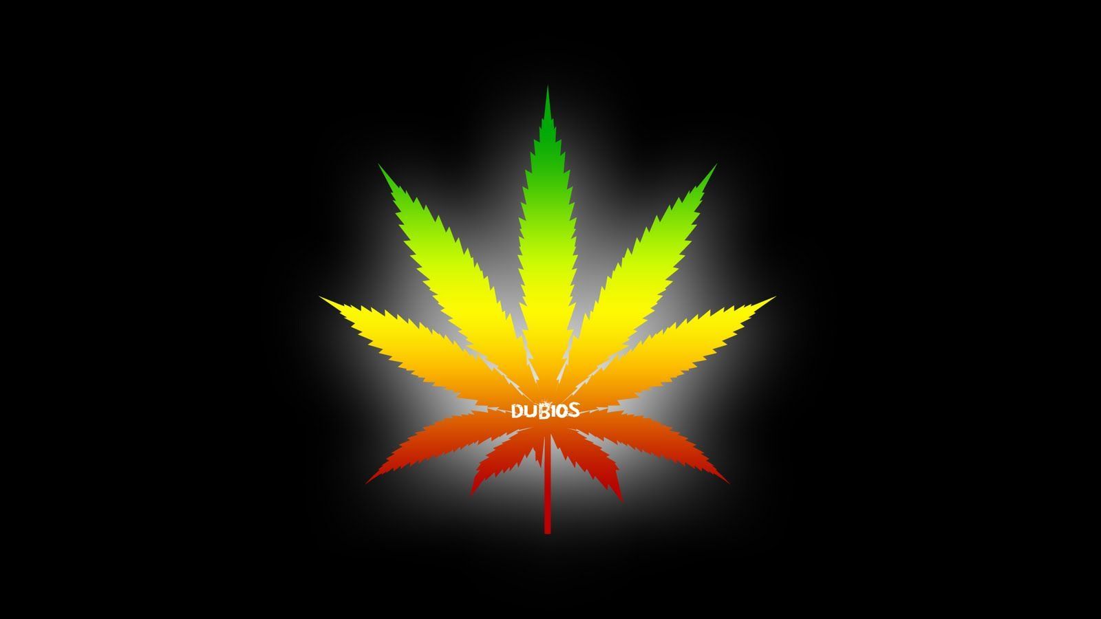 Foglia marijuana colori rasta, 1600x900 HD Ready, Laptop