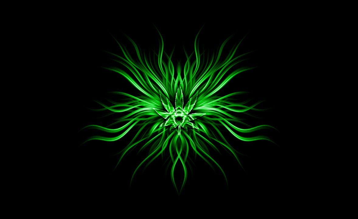 Foglia marijuana psichedelica arcobaleno, 1920x1080 1080p, PC Desktop