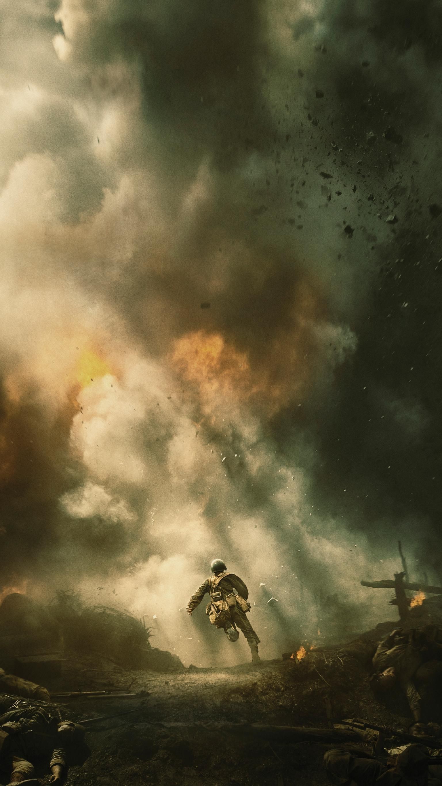 Soldato Hacksaw Ridge campo battaglia, 1536x2732 Verticale, Mobile