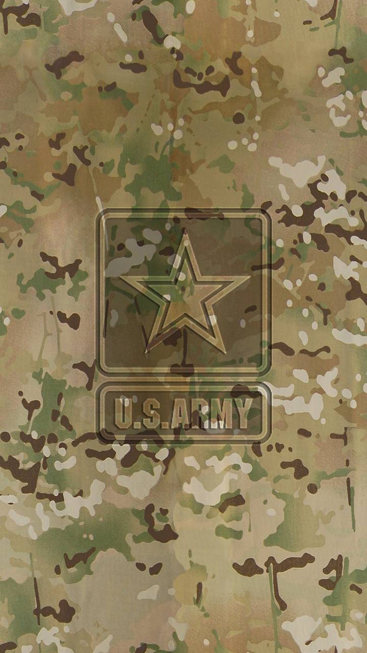 Logo U.S. Army mimetico, 720x1280 Verticale, Telefono
