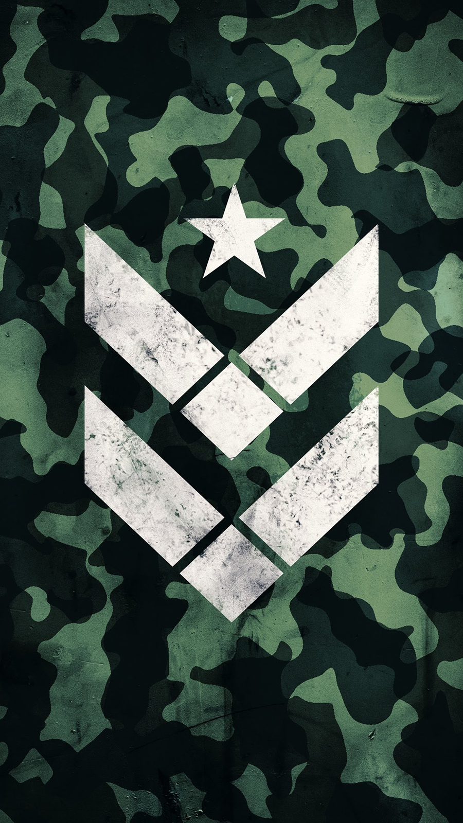 Mimetica militare con stella e gradi, 900x1600 Full HD Verticale, Realme