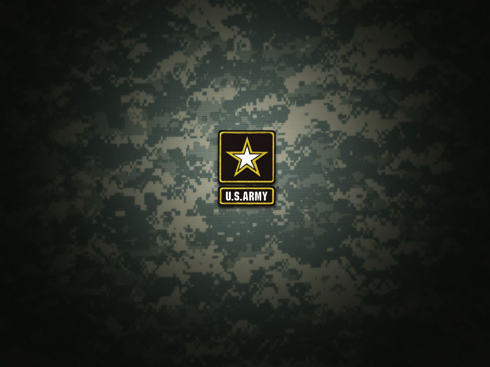 Logo US Army mimetico, 1600x1200 HD Ready, PC