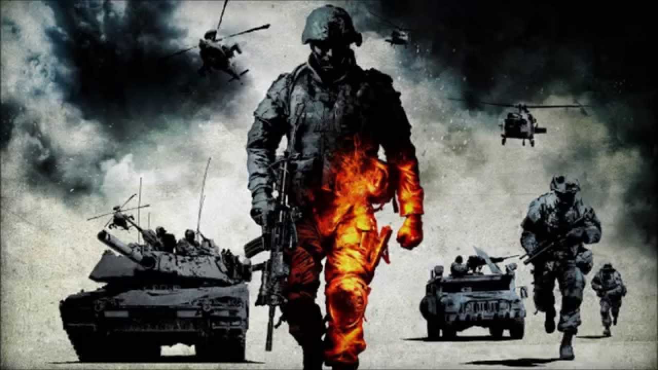 Soldato in fiamme, battaglia militare, 1280x720 720p, PC