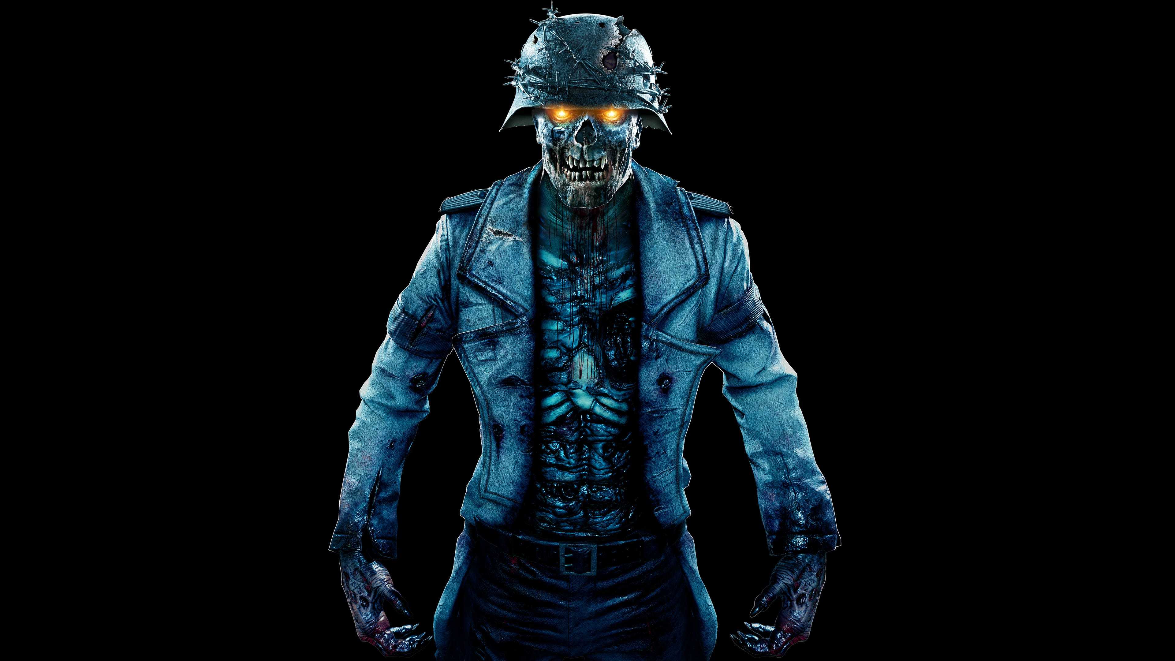 Soldato zombie teschio militare, 3840x2160 4K Ultra HD, Monitor 4K