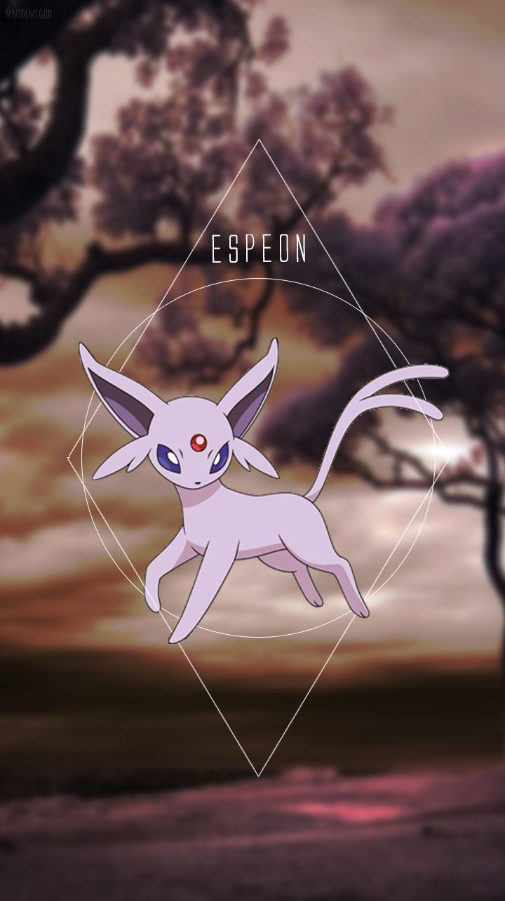 Espeon Pokémon tra stelle, 2148x3760 Full HD Verticale, iPhone