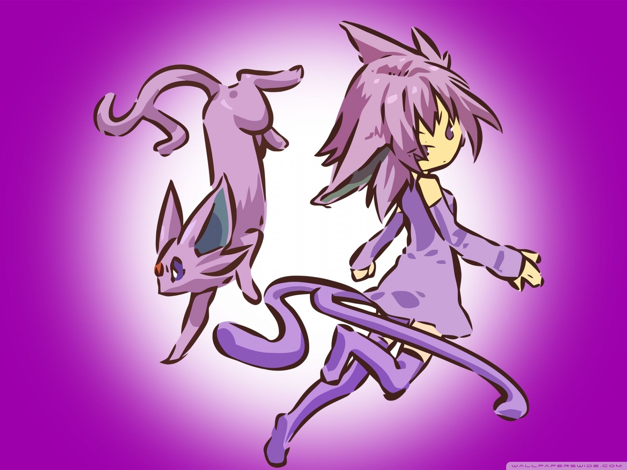 Umbreon e Espeon in costume, 3000x1688 WQXGA, PC