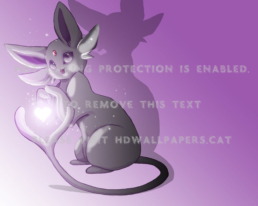 Espeon nella foresta viola, 1920x1200 WUXGA, PC