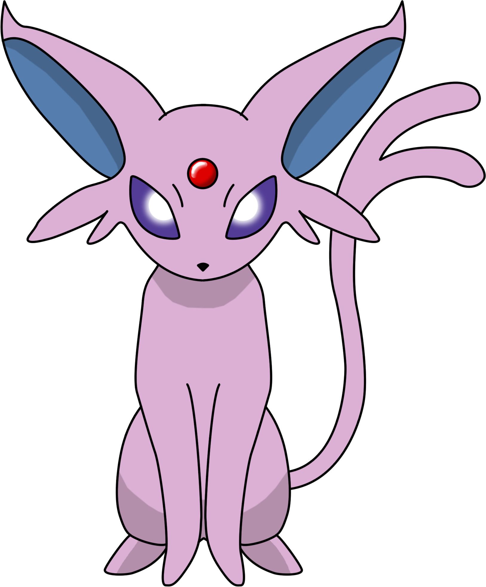 Espeon e ragazza viola, 1680x1050 HD Ready, Desktop