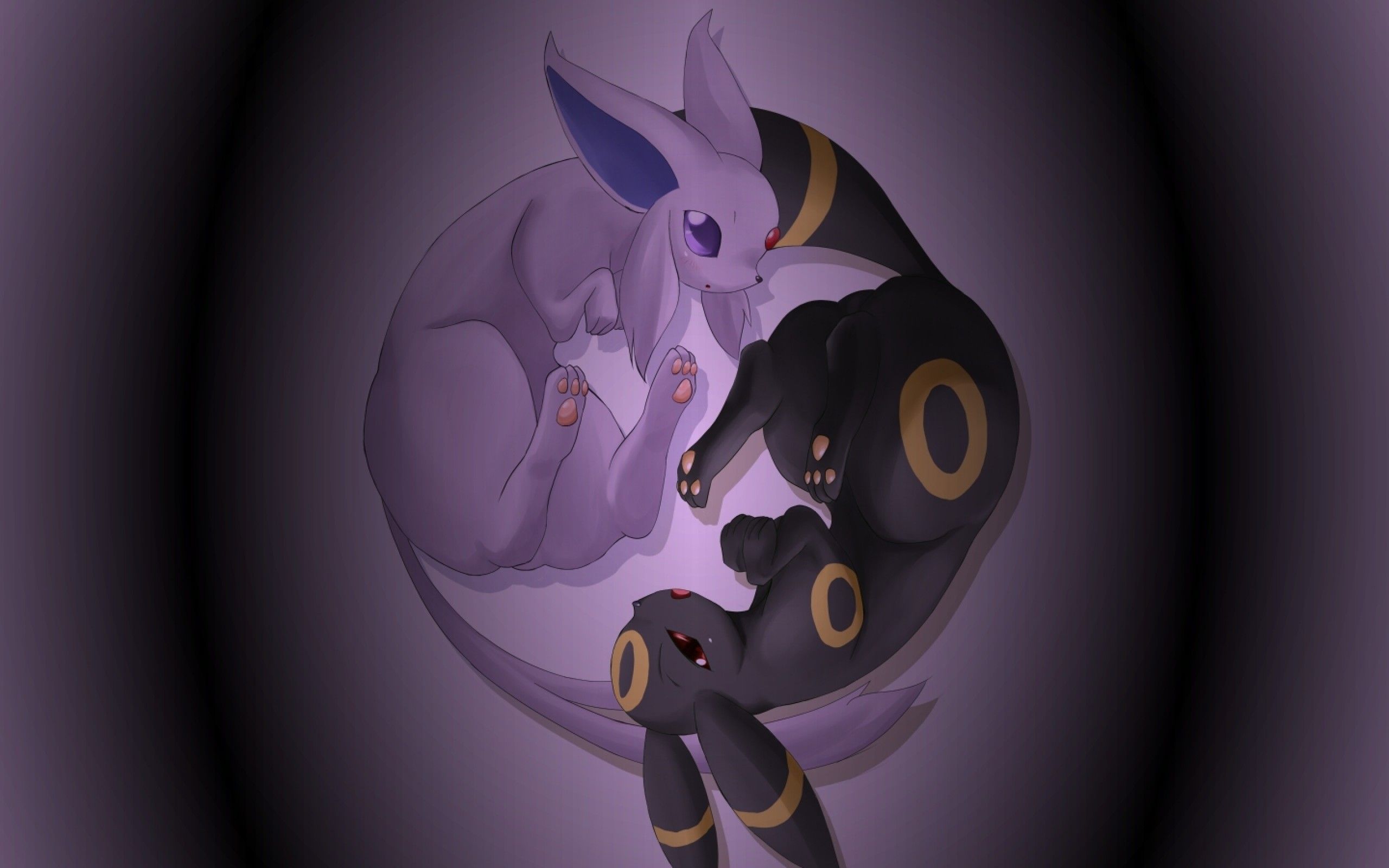 Espeon Pokémon sfondo viola, 670x1192 Verticale, OnePlus