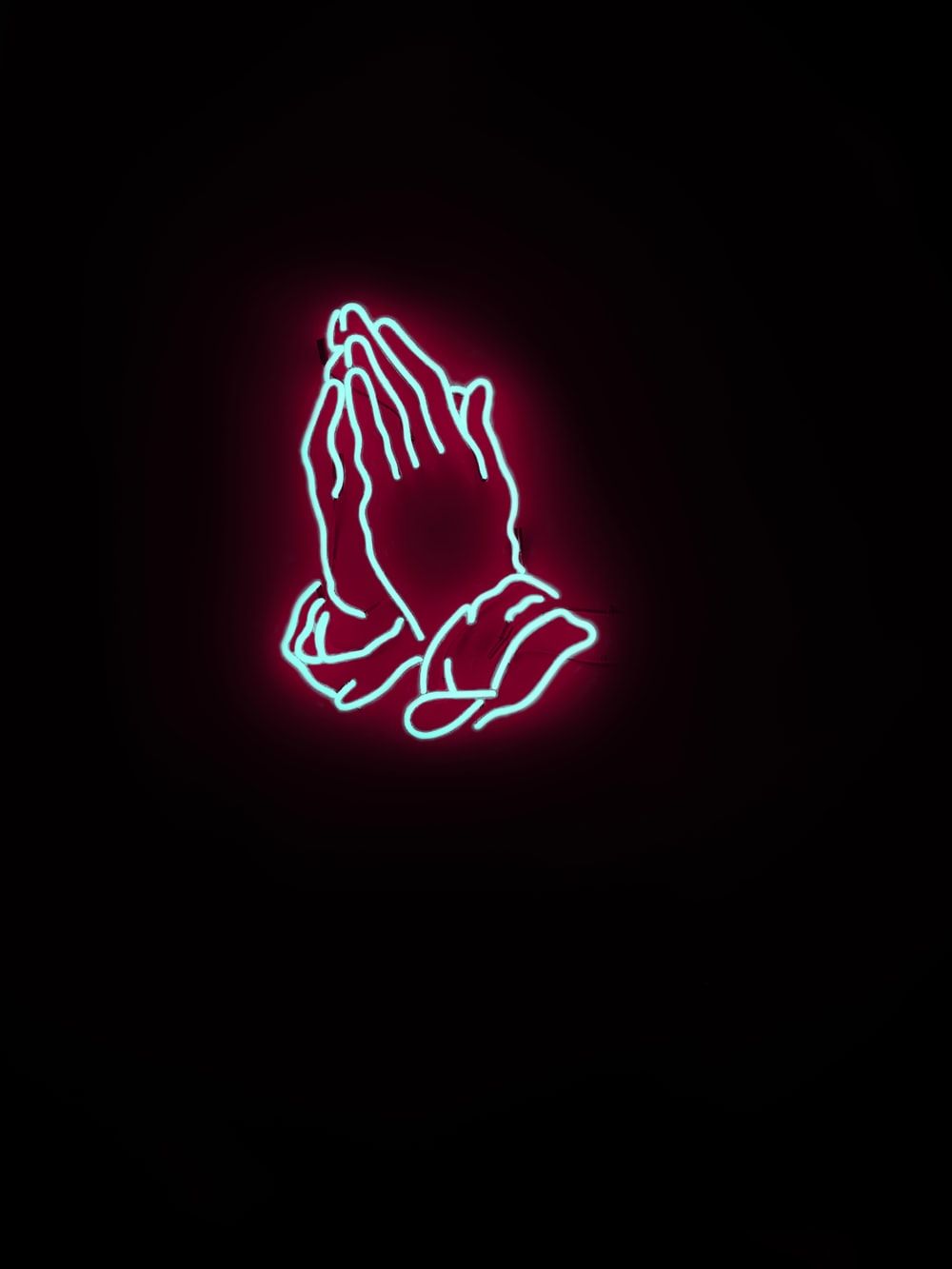 Mani in preghiera al neon, 1000x1333 Verticale, Xiaomi