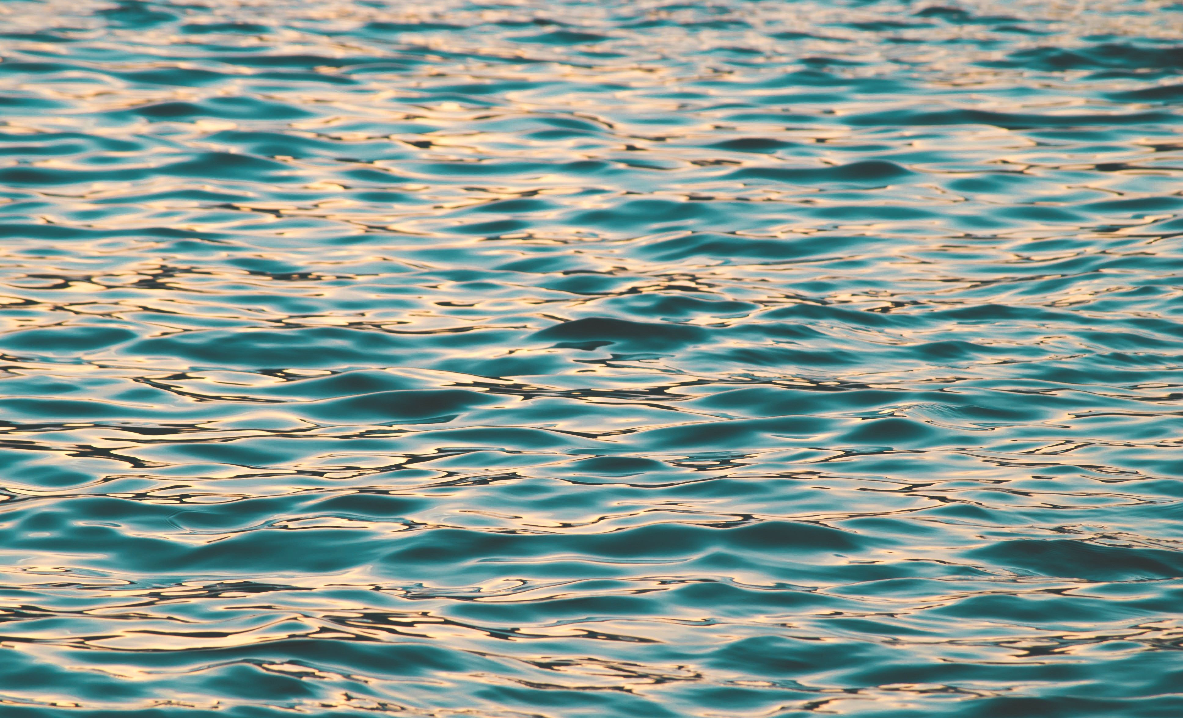 Onde di mare turchese, 3872x2352 4K, PC Desktop