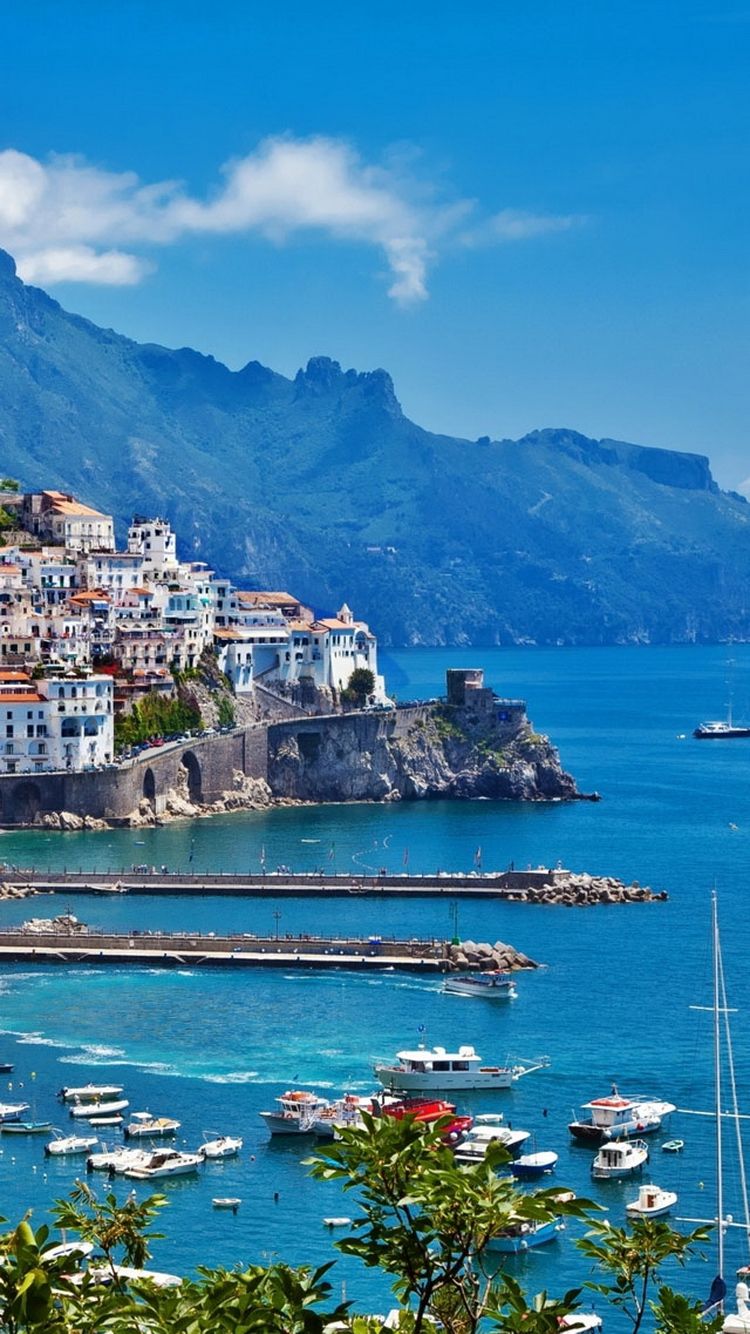 Costiera Amalfitana, Italia, 750x1334 Full HD Verticale, iPhone Air