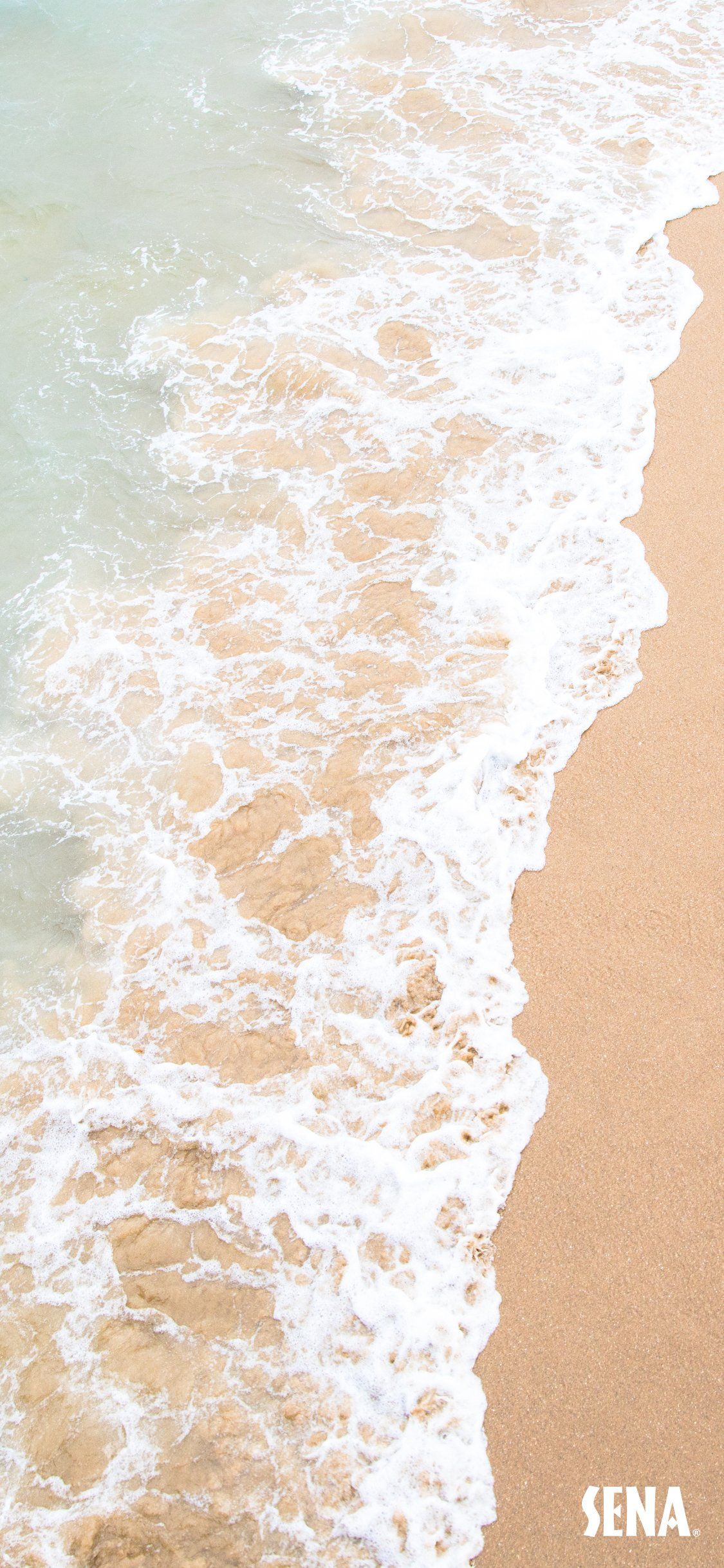 Onde spiaggia sabbia estiva, 1125x2436 Full HD Verticale, iPhone Air