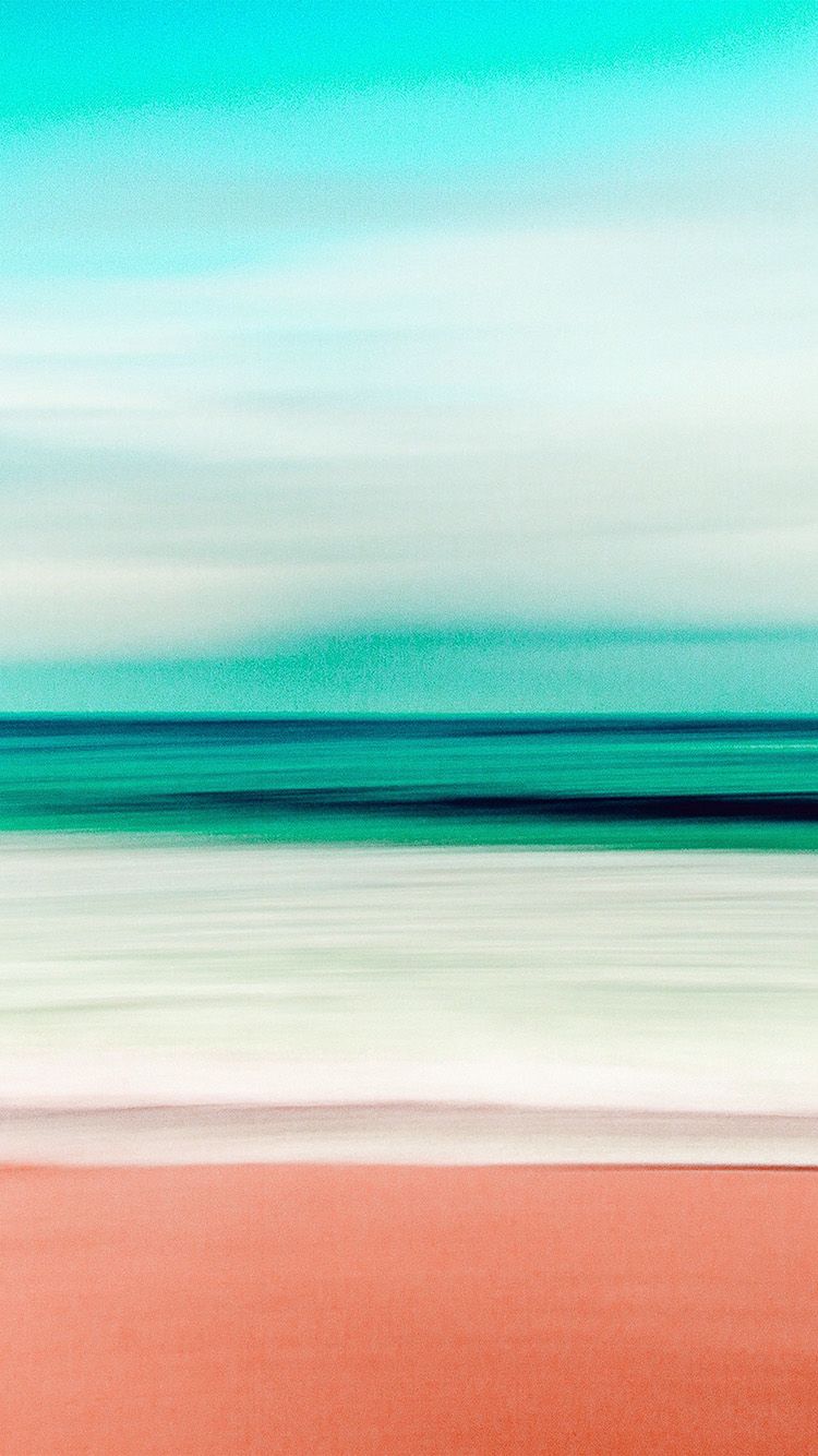 Spiaggia oceano sfocato astratto, 750x1334 Verticale, iPhone