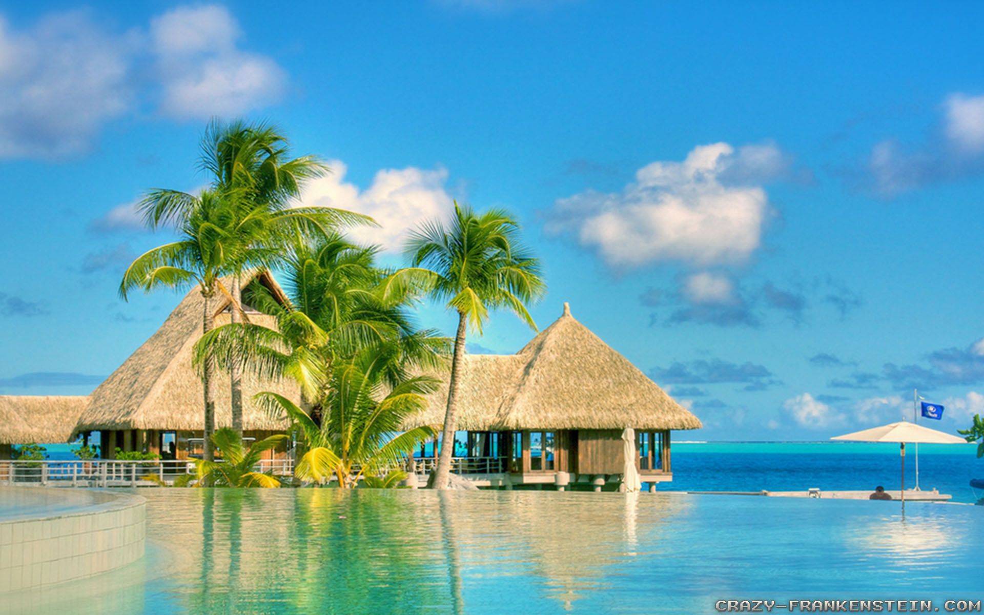 Spiaggia tropicale mare cristallino, 1600x1200 HD, ROG Asus Laptop