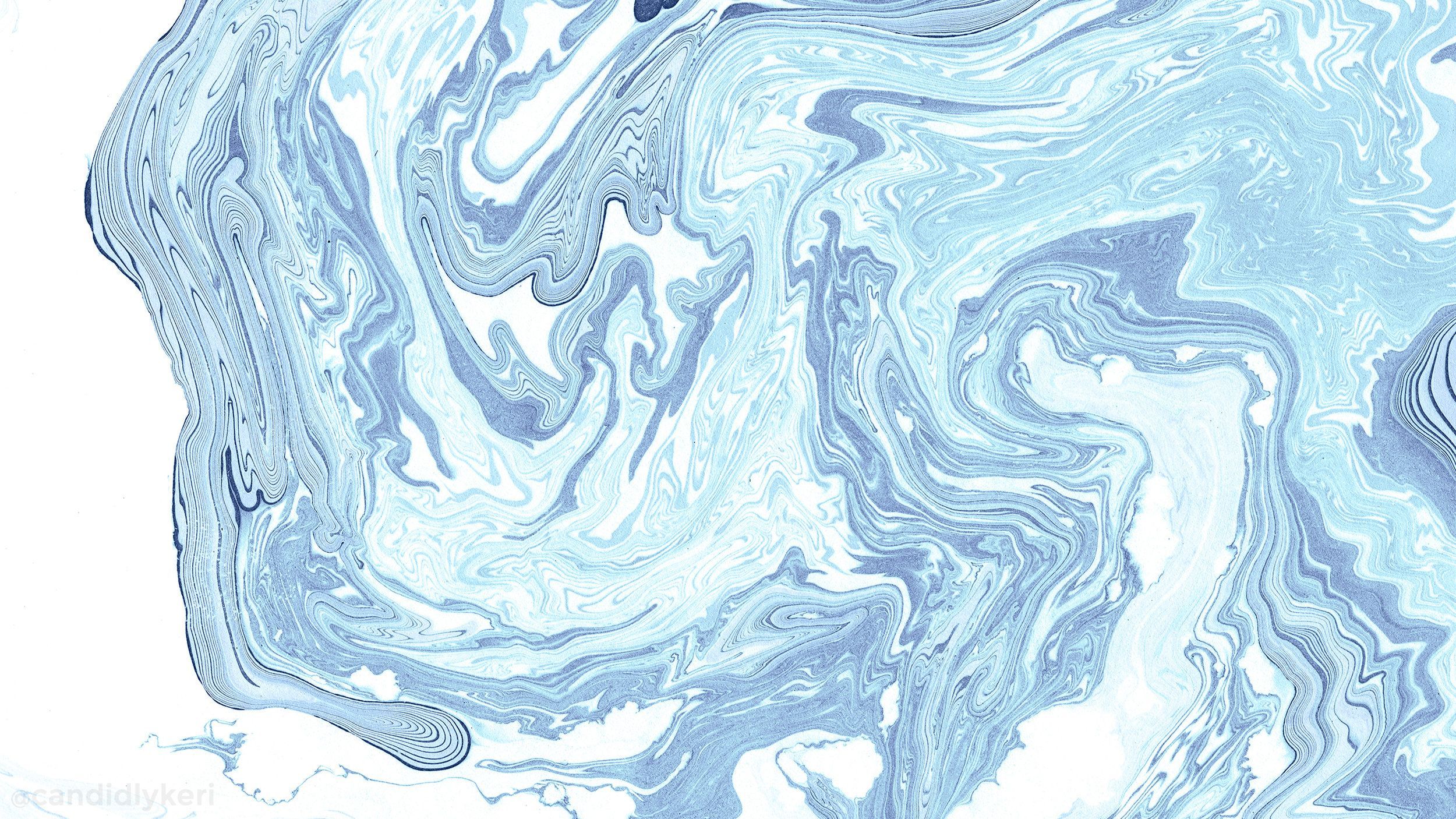 Marmo astratto blu acqua, 2500x1406 alta risoluzione, Monitor Gaming