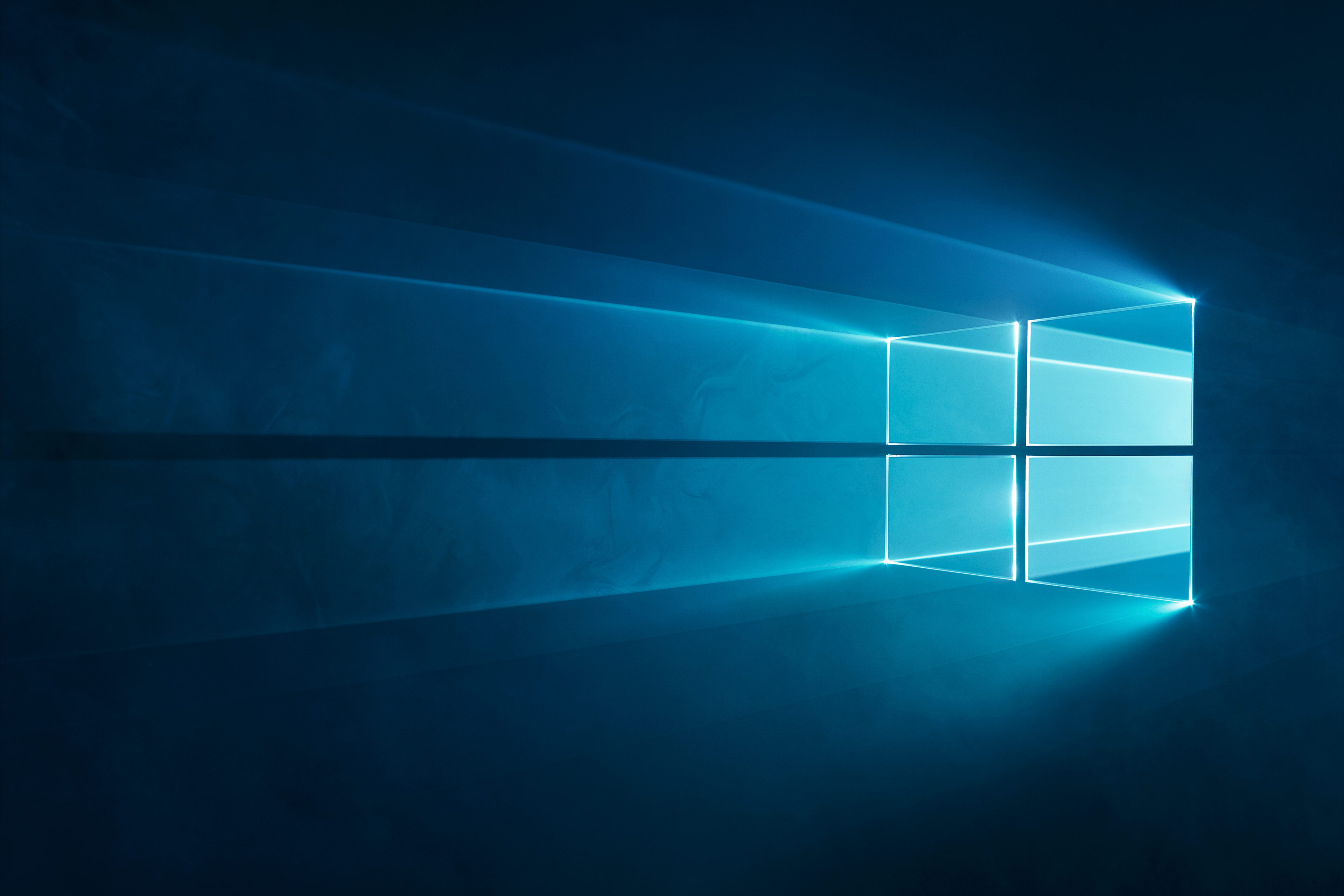 Logo Windows 10 luminoso, 3840x2560 4K, Smart TV 4K