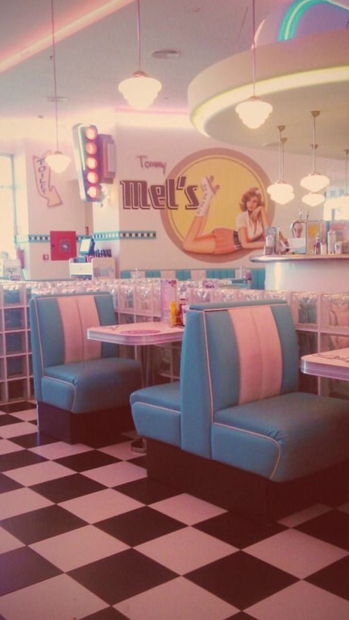 Diner retrò anni '50, 720x1280 Verticale, POCO