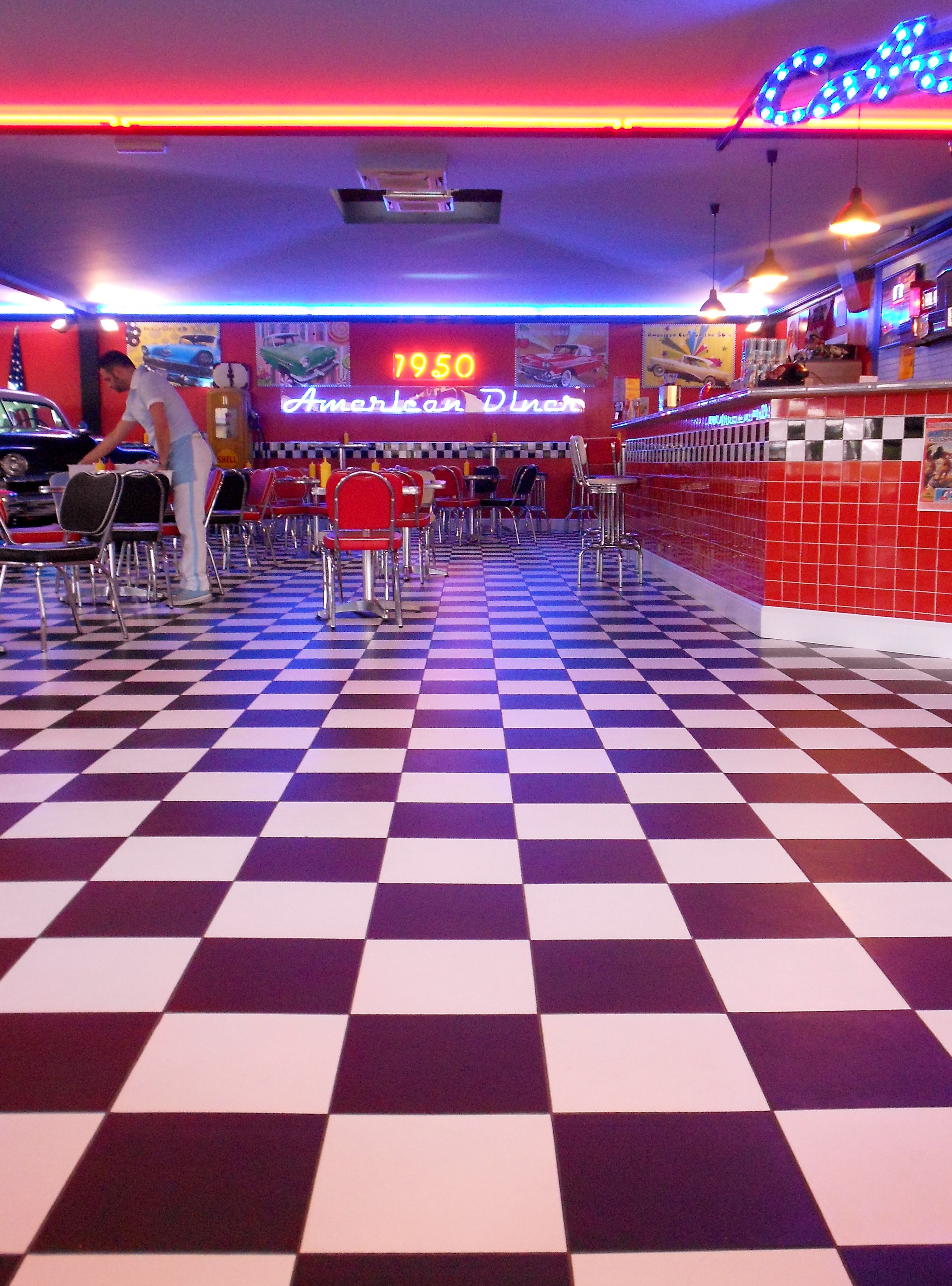 Rosie's Diner insegna neon, 1200x800 HD, Desktop
