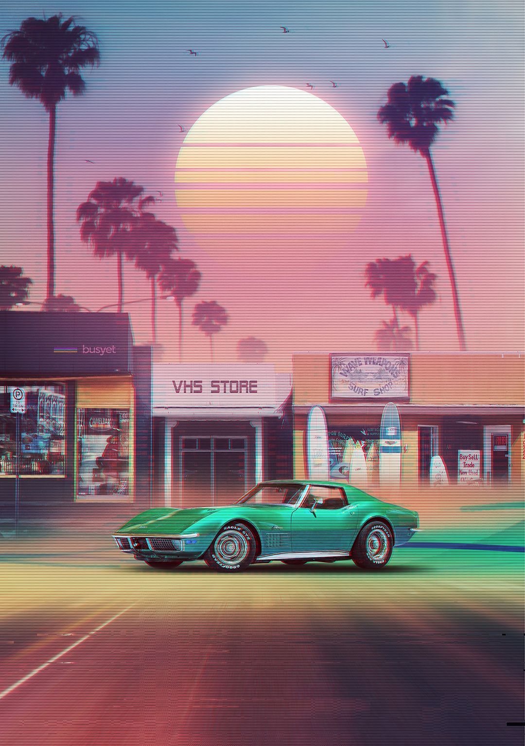 Anime Retro Estetici, 1080x1535 Full HD Verticale, Smartphone