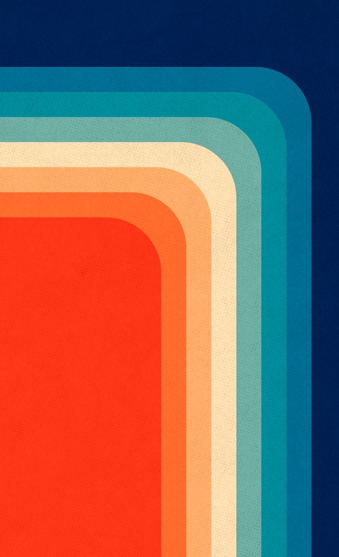 Archi colorati retro anni 70, 700x1149 Full HD Verticale, Smartphone