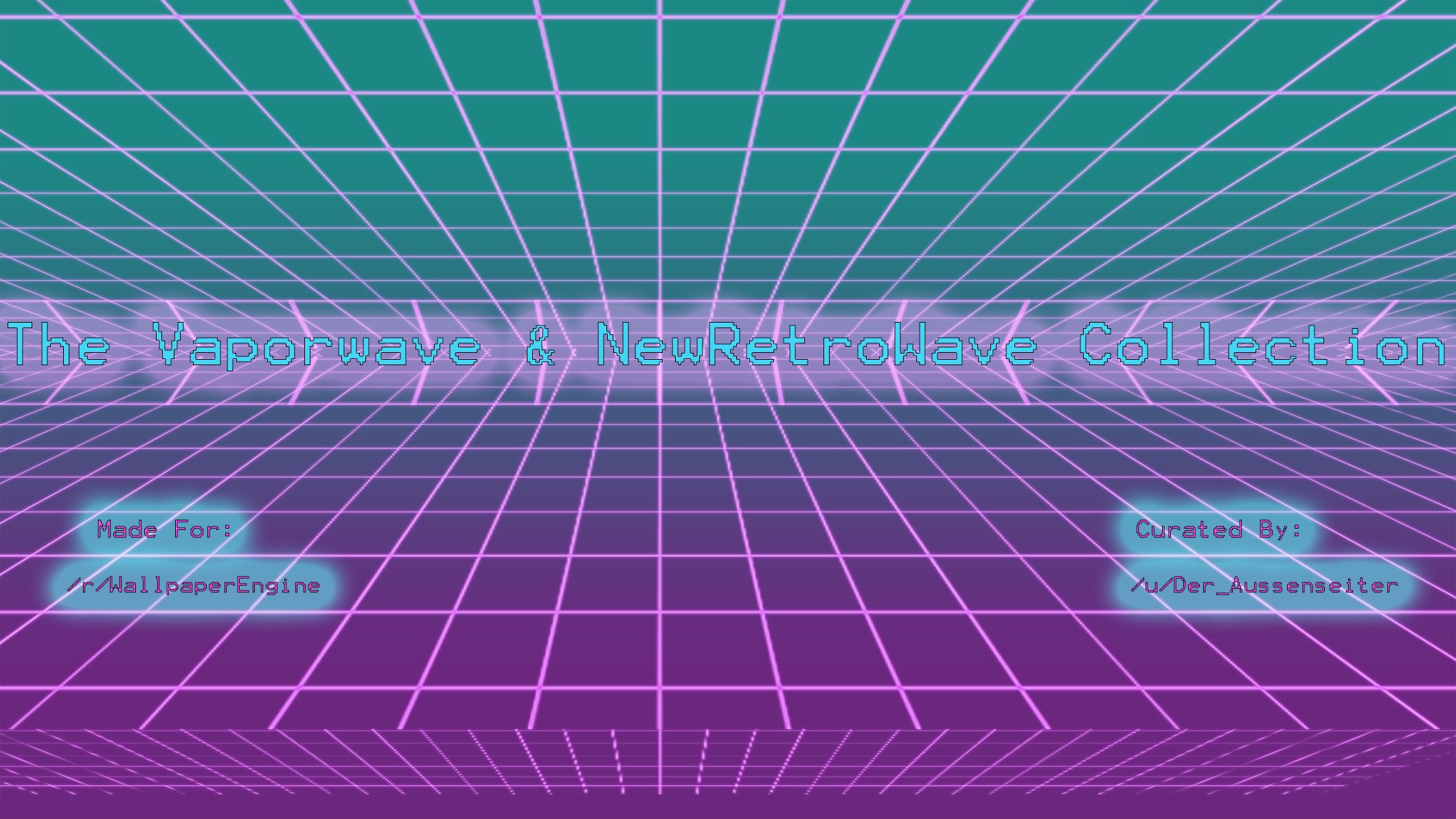 Griglia retrowave viola neon, 1920x1080 Full HD, Laptop