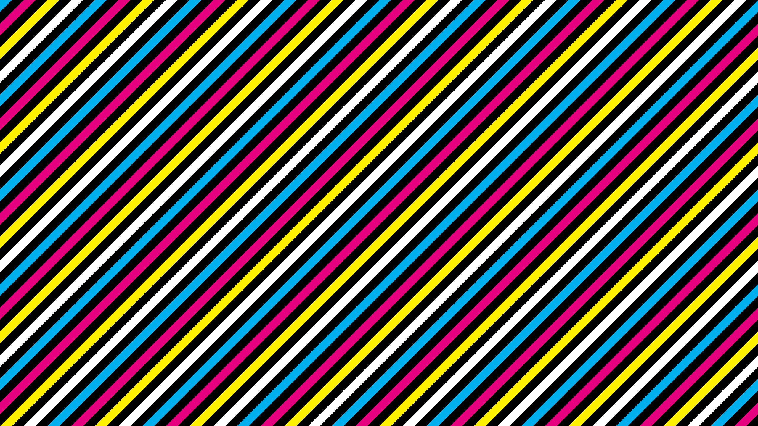 Righe diagonali colorate retro, 2560x1440 2K QHD, PC