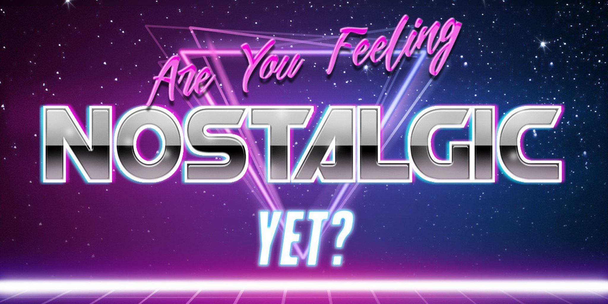 Testo retrò griglia neon anni 80, 2048x1025 Hi-Res, PC