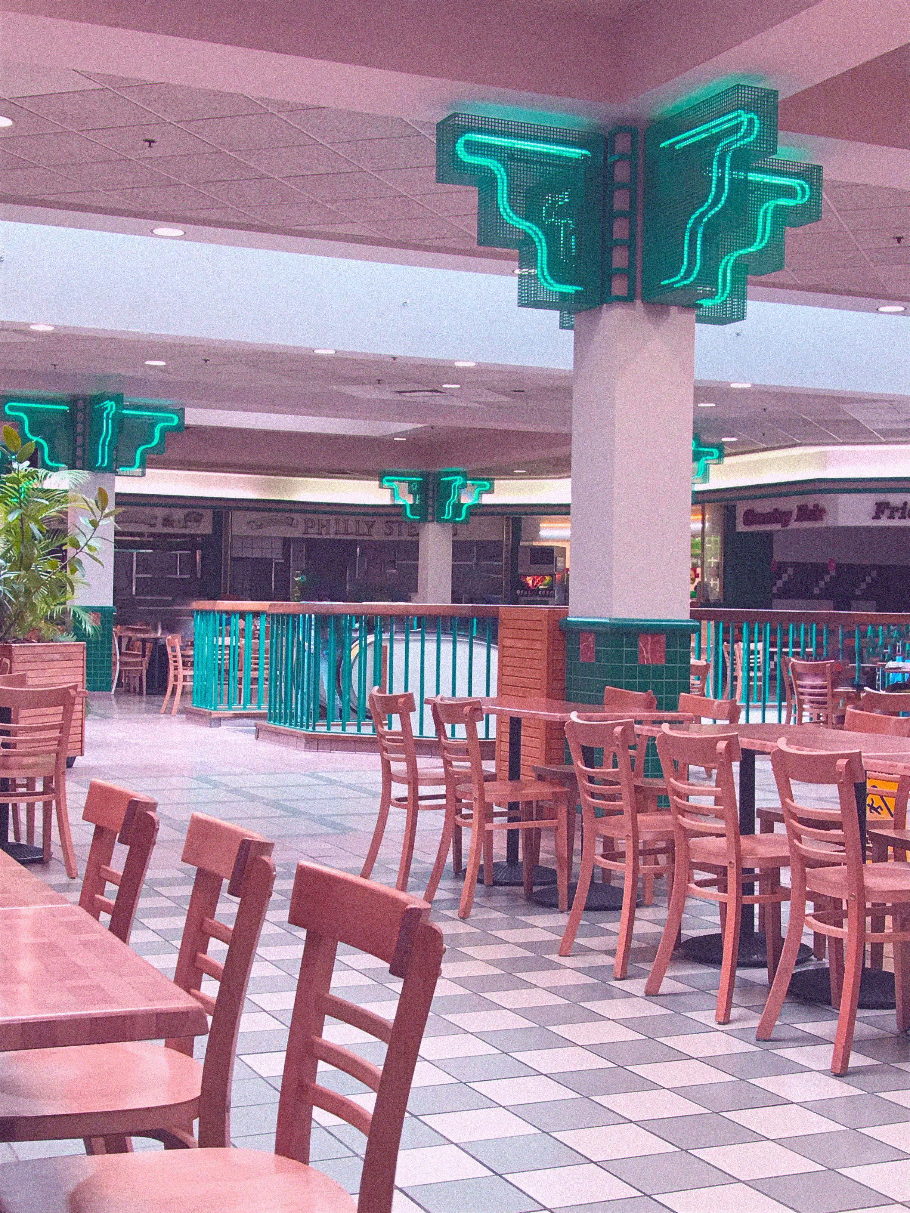 Food court centro commerciale retro, 3024x4032 Full HD Verticale, iPhone