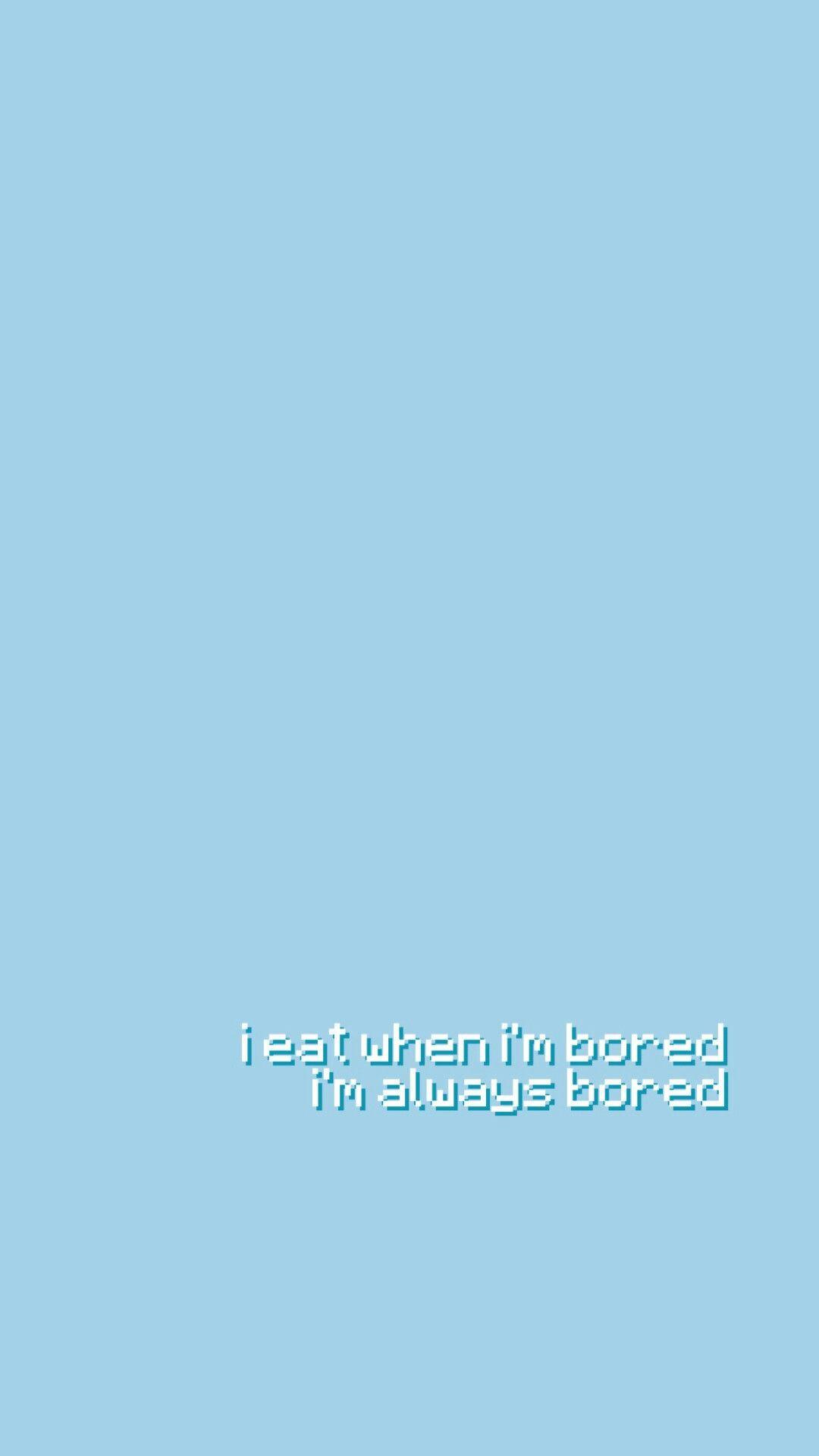 Sfondo blu pastello con testo, 1080x1920 Verticale, Telefono
