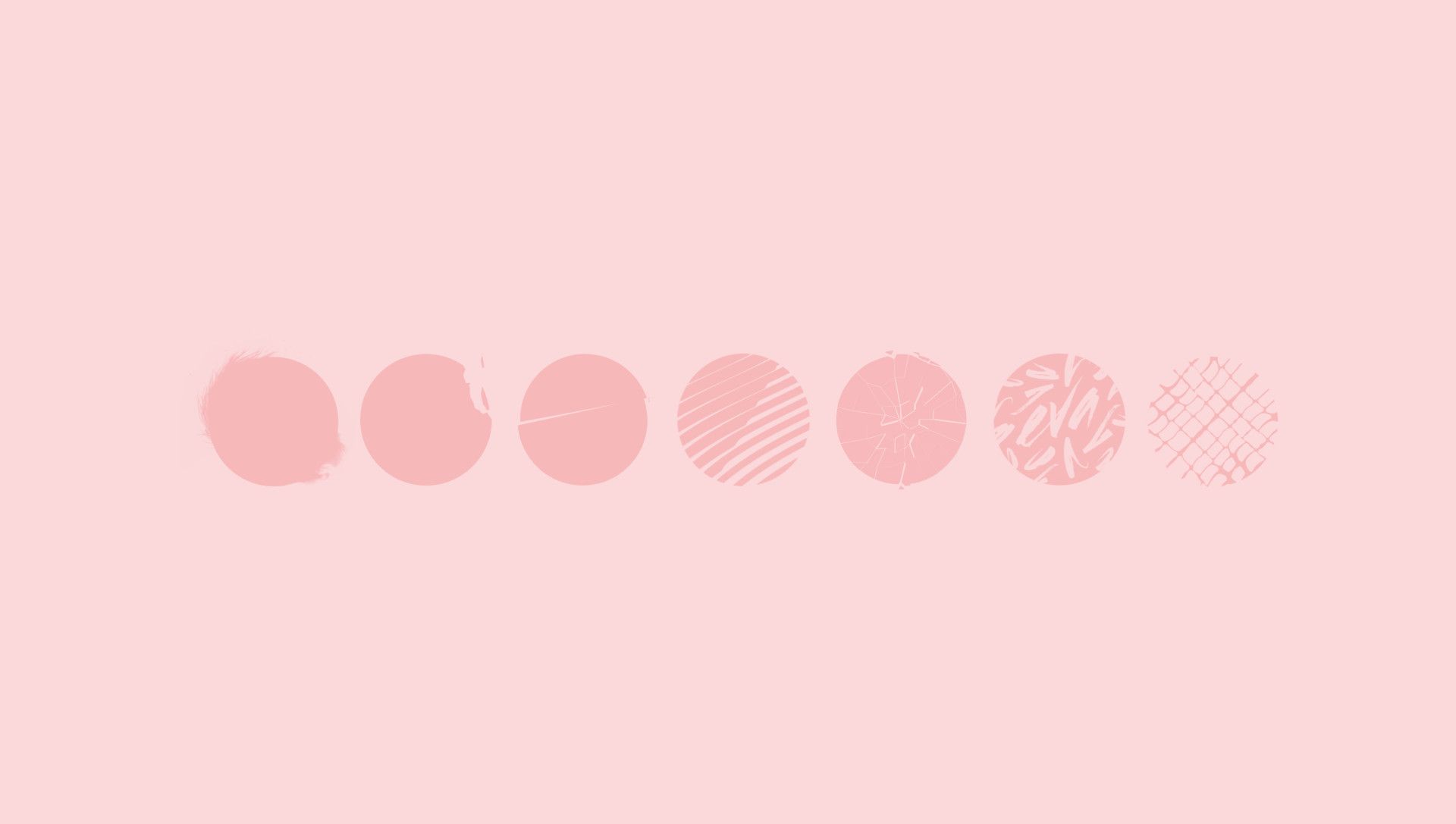 Cerchi rosa pastello texture, 1920x1086 Full HD 1080p, PC