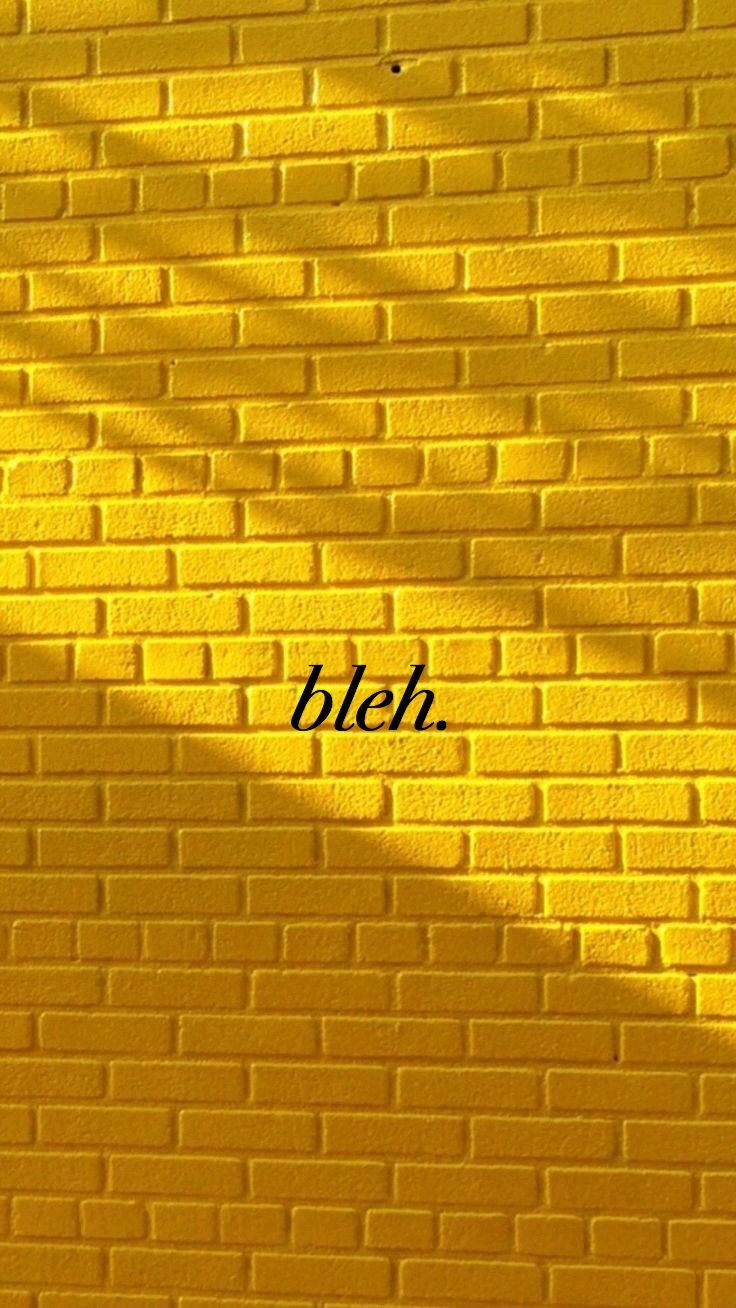 Muro di mattoni giallo, 736x1308 Full HD Verticale, iPhone