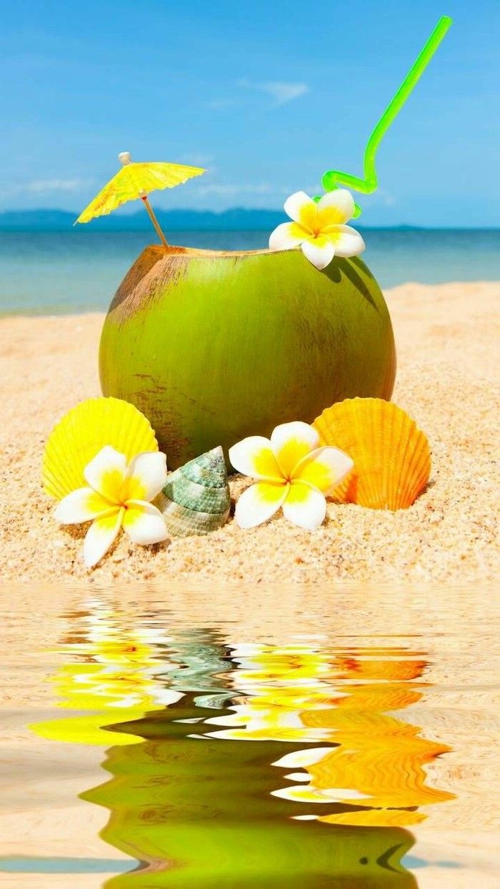 Fiori tropicali hibiscus e foglie, 700x1244 Full HD Verticale, Smartphone