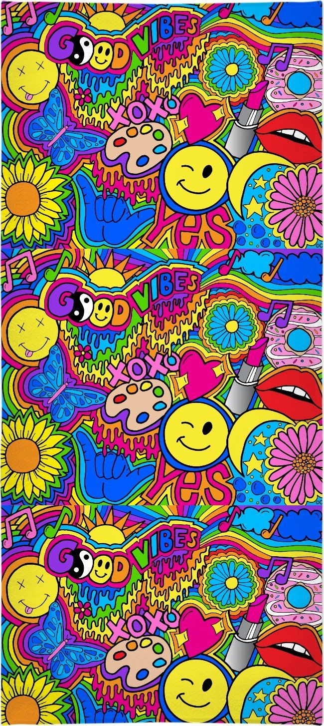 Motivo psichedelico multicolore trippy, 1080x1920 Verticale, Samsung Galaxy