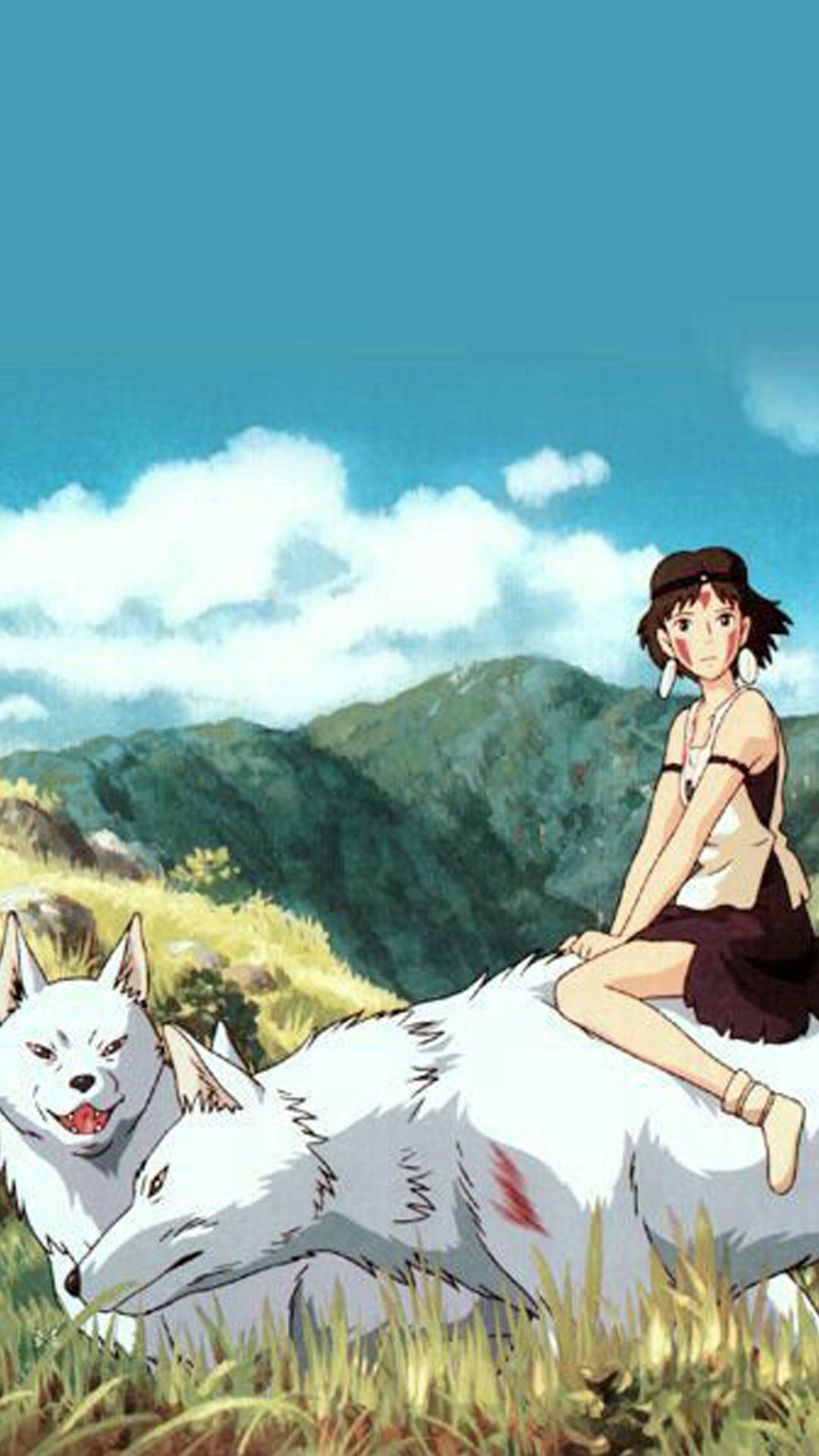 San e Moro Princess Mononoke, 1080x1920 Full HD Verticale, iPhone
